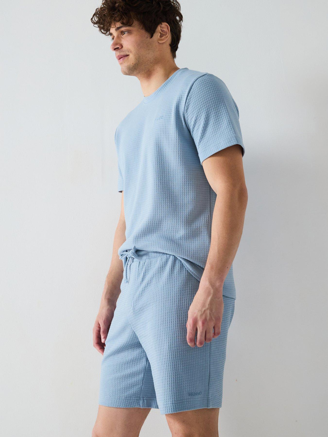 undefined Austin Loungewear T-Shirt-Light Blue - Open Blue