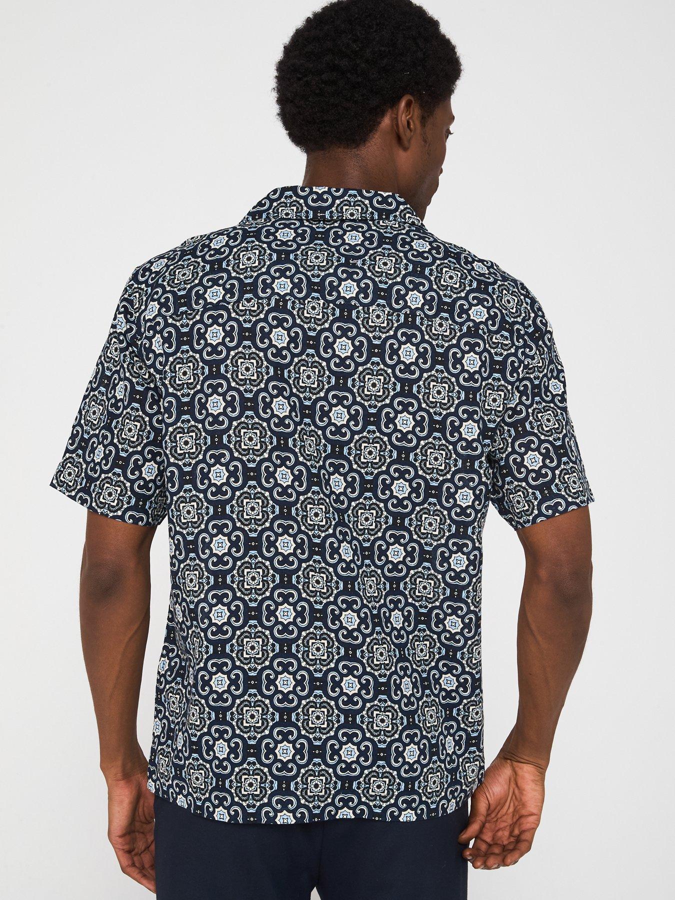Image 2 of 4 of ONLY & SONS Caiden Regular Fit Shirt - Cerulean Lisabon