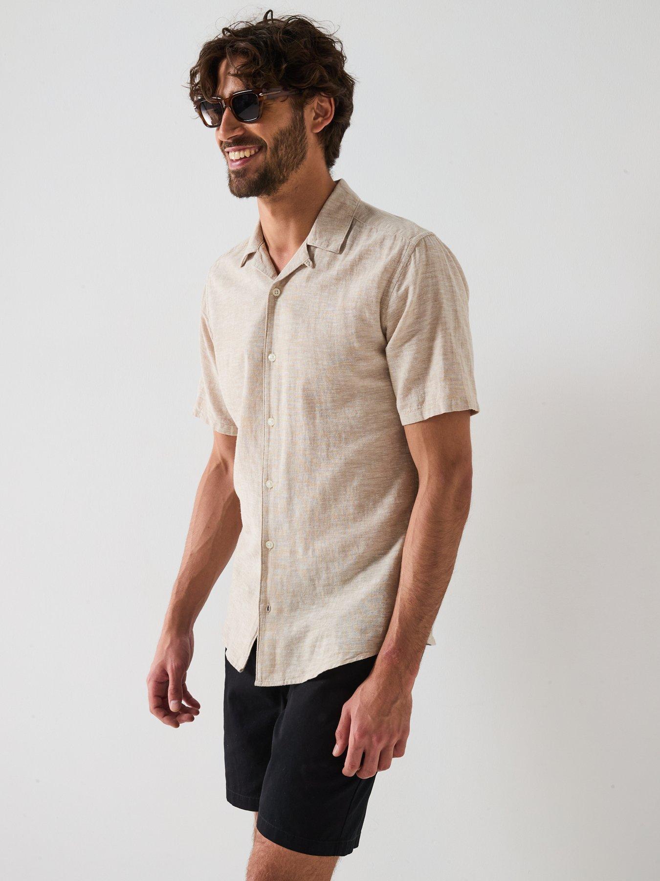 only-sons-only-amp-sons-caiden-slim-fit-resort-collar-linen-shirtdetail