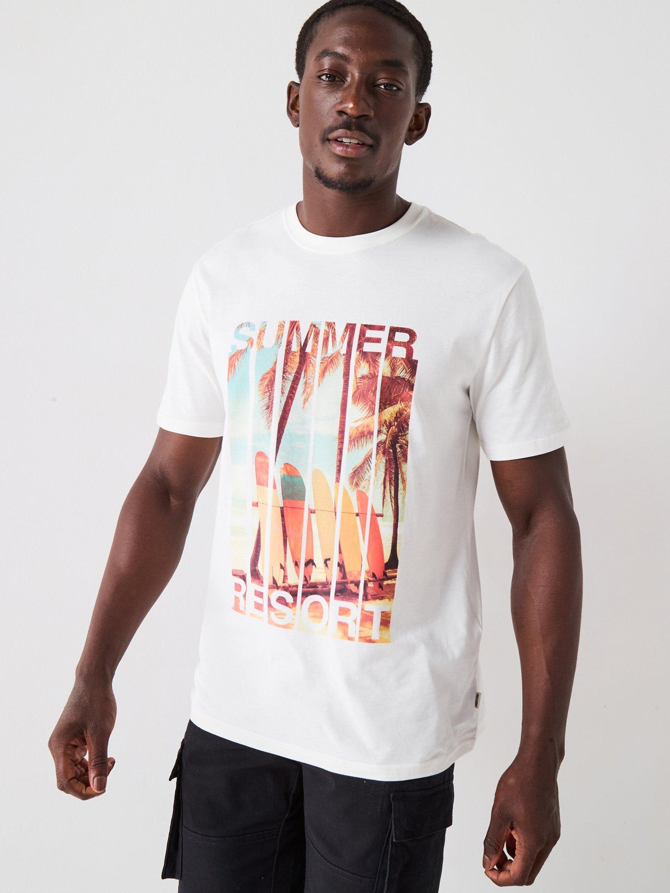 undefined Only  &  Sons Magdy Life Regular Fit Photo Print T-shirt