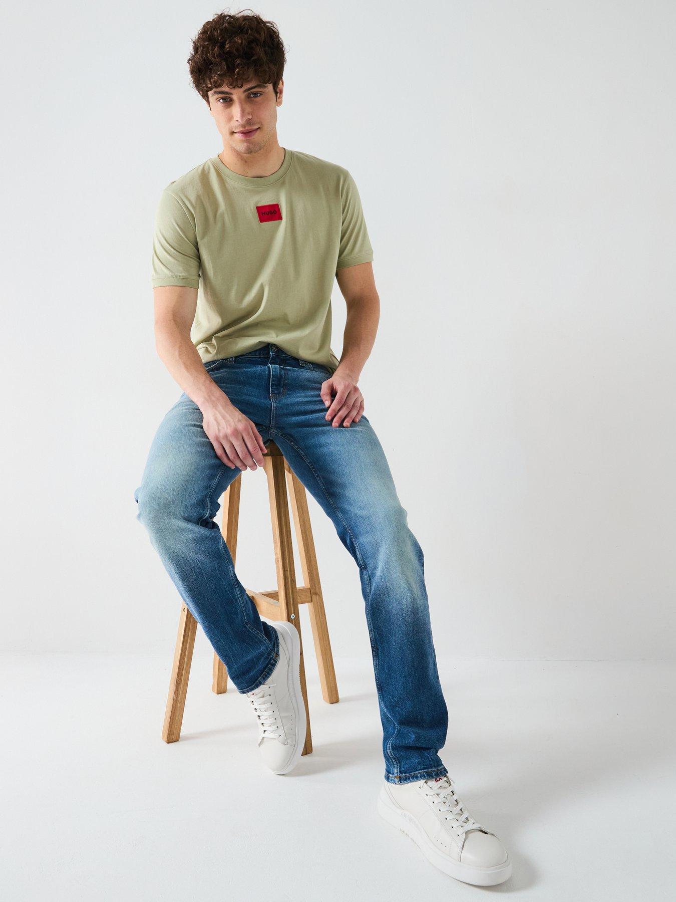 Image 5 of 5 of HUGO 708 Slim Fit Jeans - Medium Blue