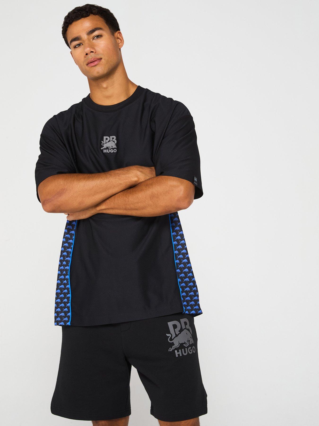 Image 1 of 5 of HUGO X RB Dinokey Tech T-Shirt - Black