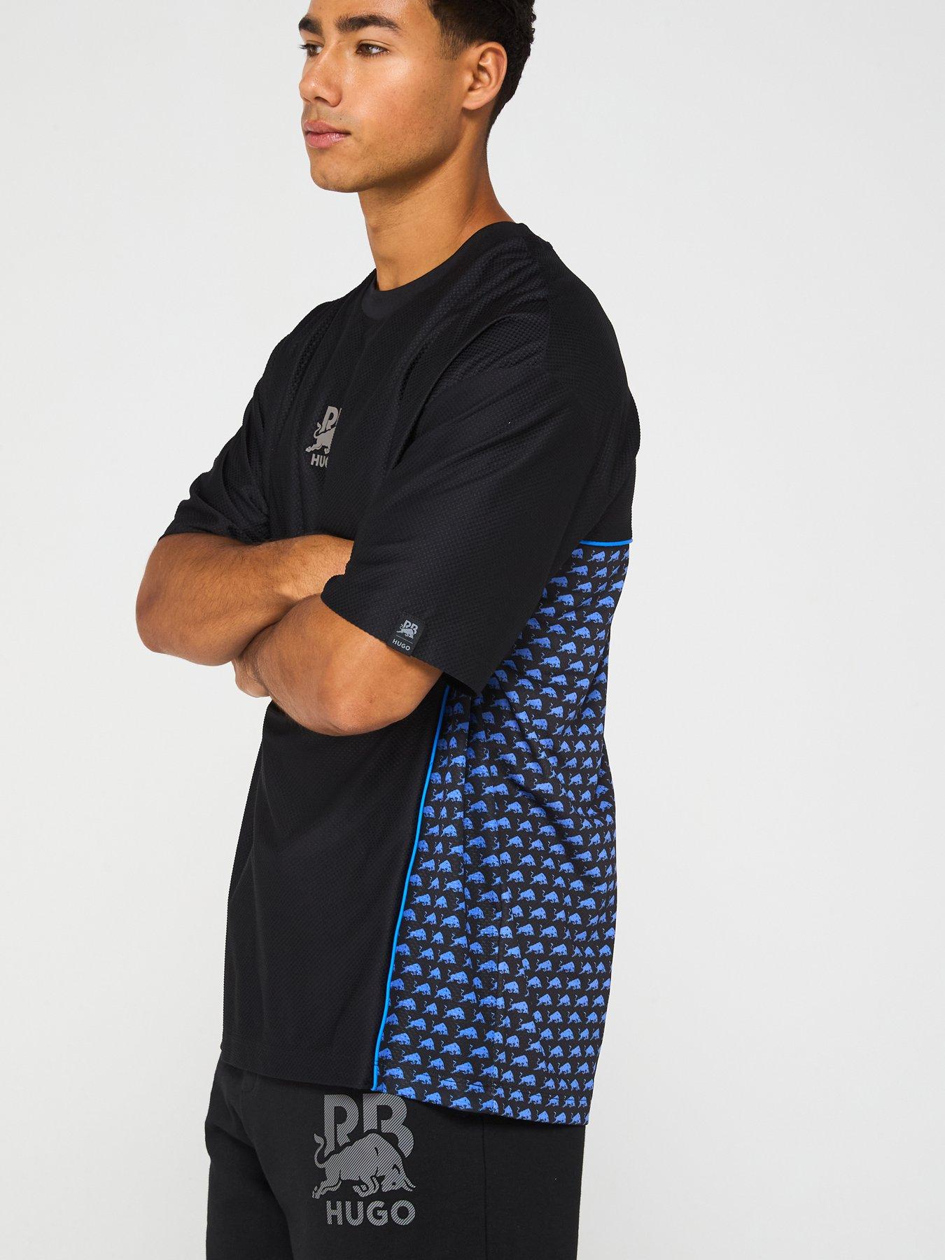 Image 4 of 5 of HUGO X RB Dinokey Tech T-Shirt - Black