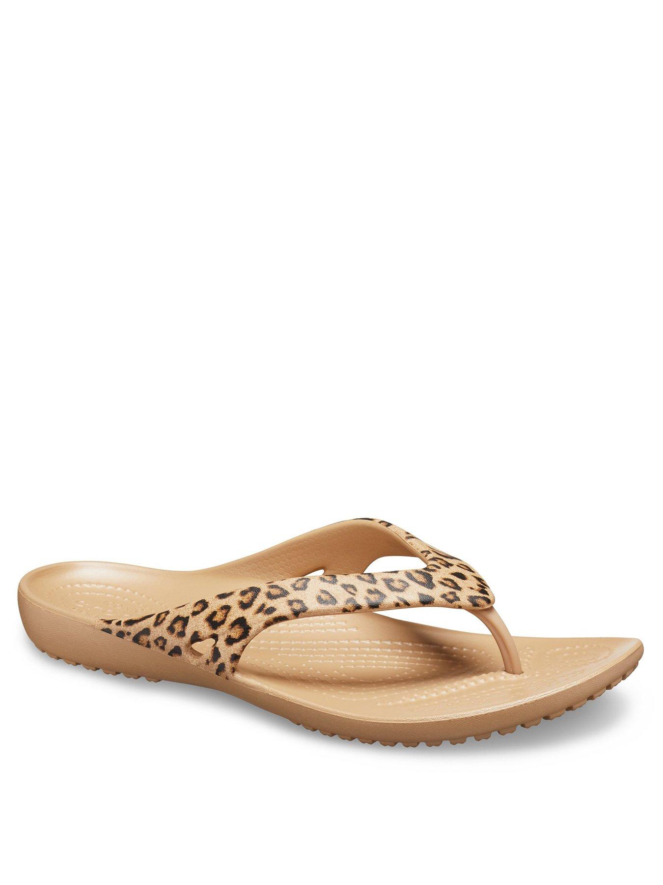 crocs-kadee-ii-leopard-print-flip-flop-brownstillFront