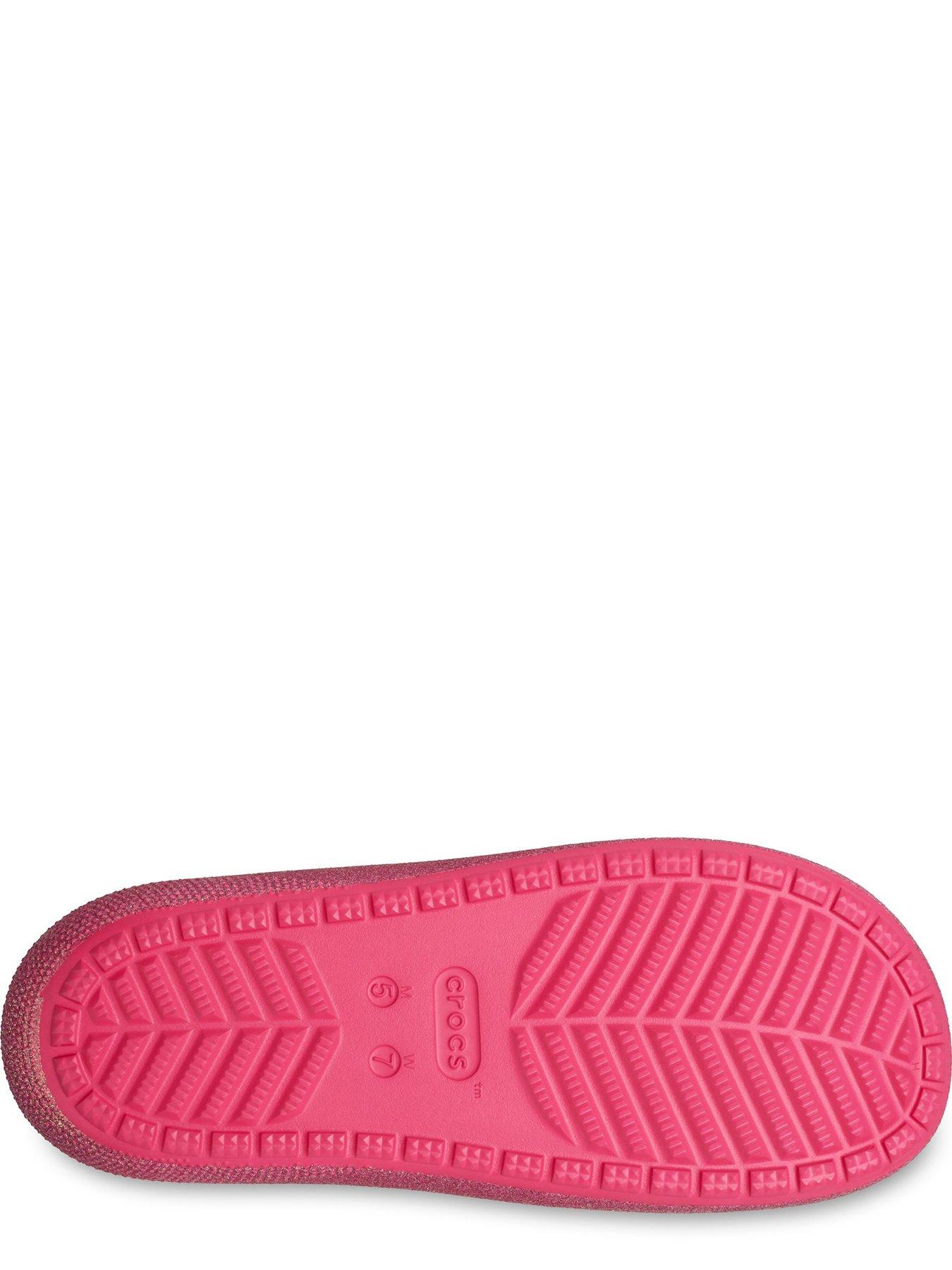 crocs-classic-iridescent-glitter-sandal-2-pinkdetail