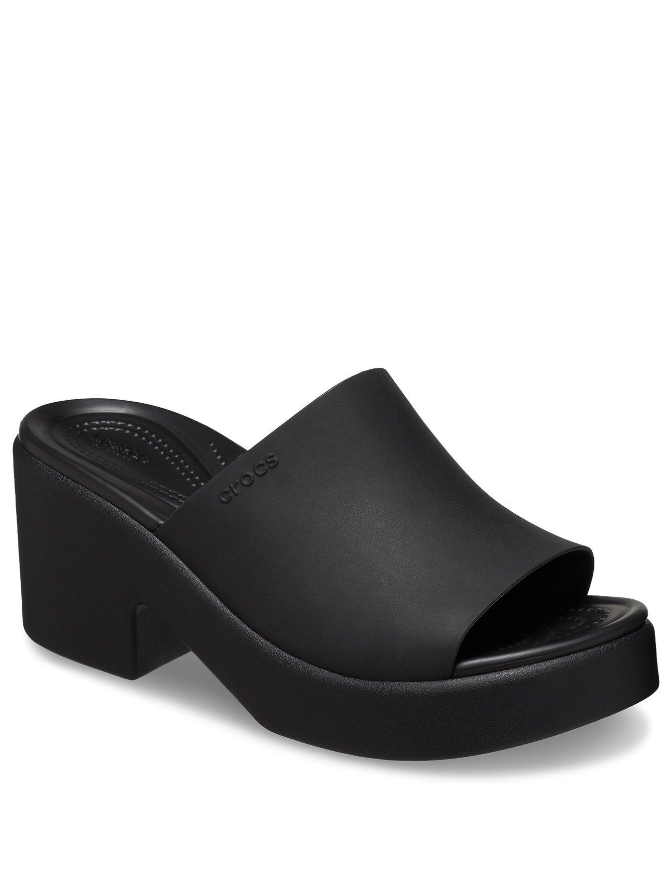 crocs-brooklyn-heeled-slide-blackstillFront