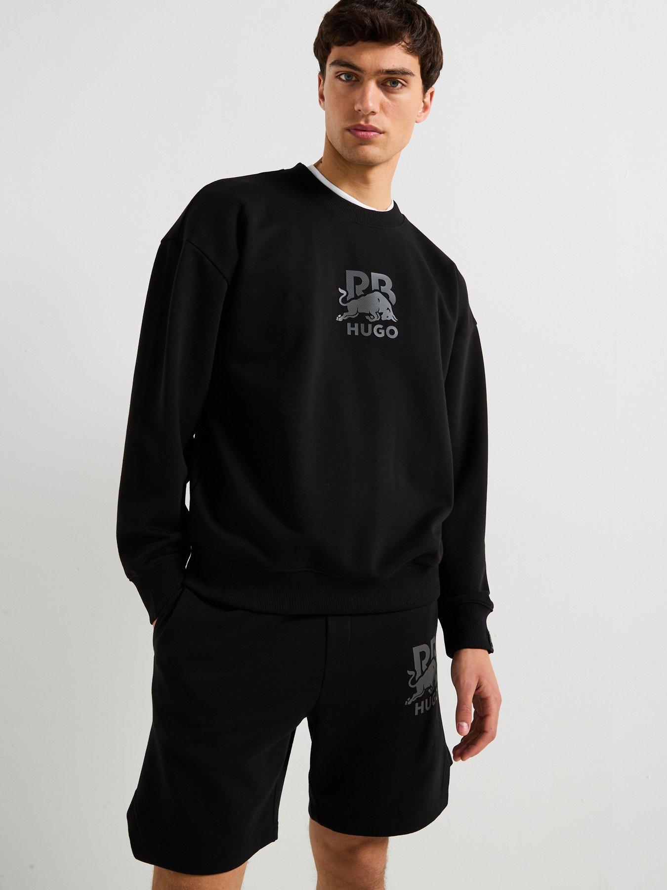 hugo-x-rb-dahrain-reflective-logo-crew-neck-sweatshirt-blackfront