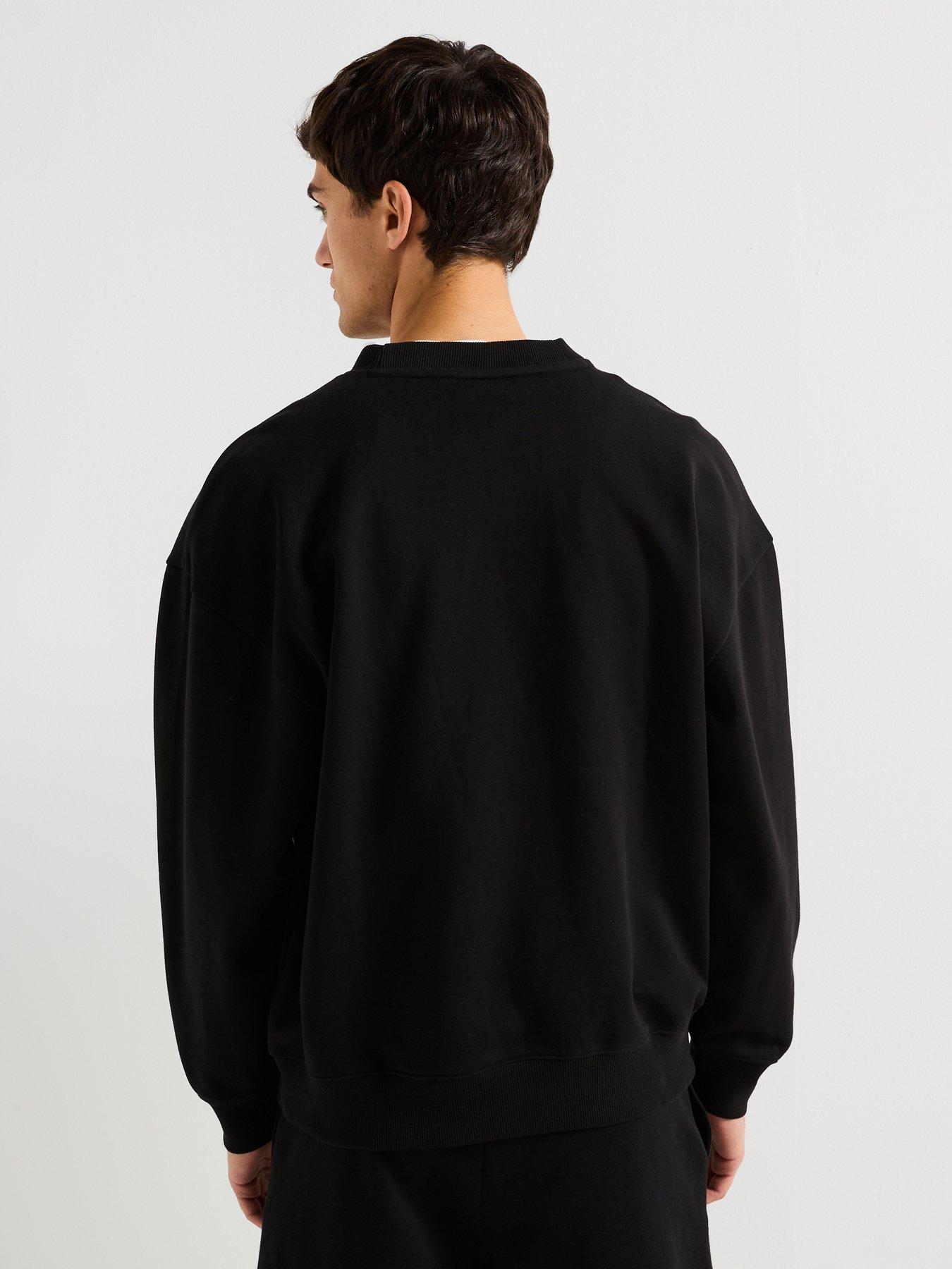 hugo-x-rb-dahrain-reflective-logo-crew-neck-sweatshirt-blackstillFront