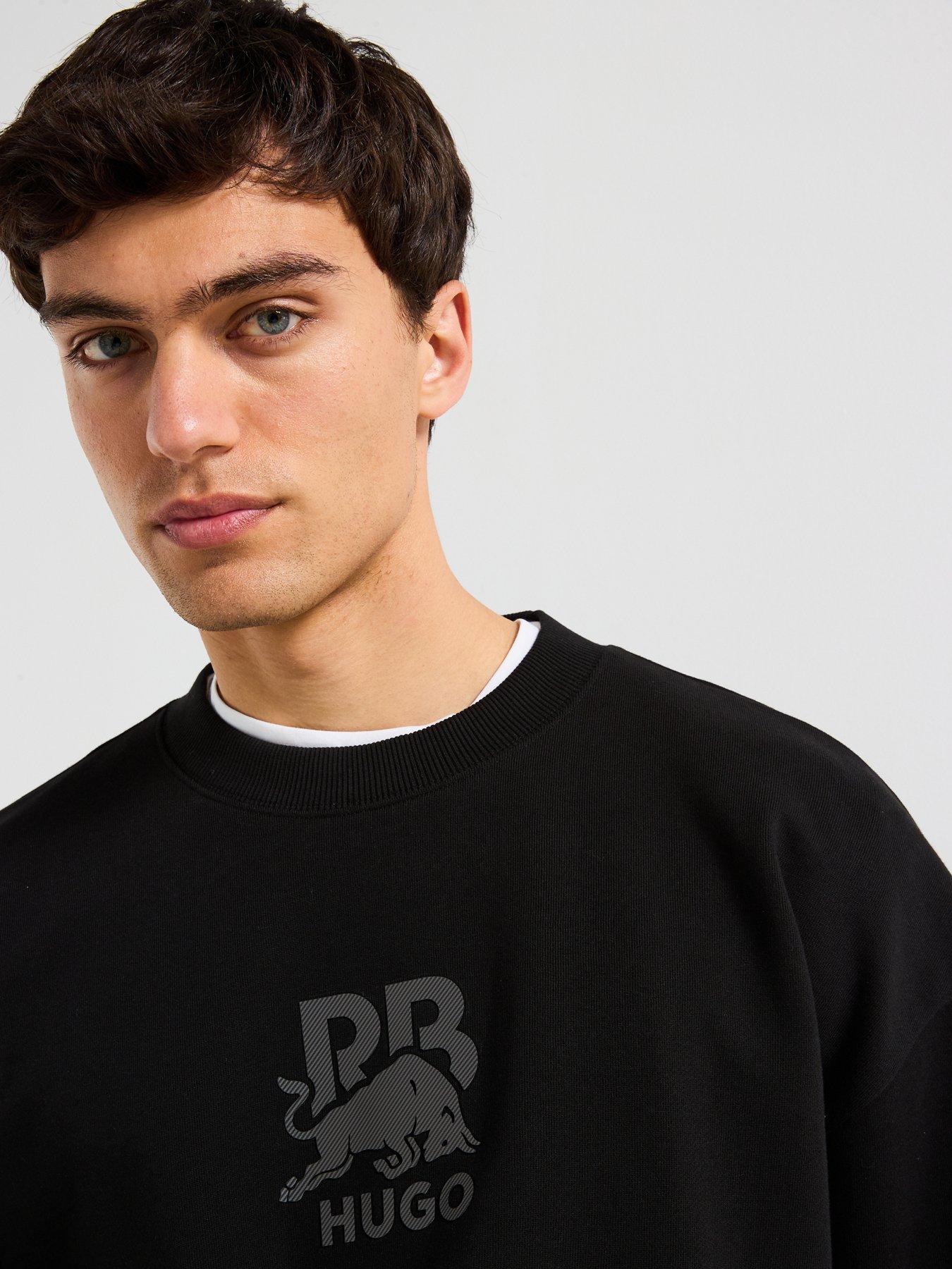 hugo-x-rb-dahrain-reflective-logo-crew-neck-sweatshirt-blackoutfit