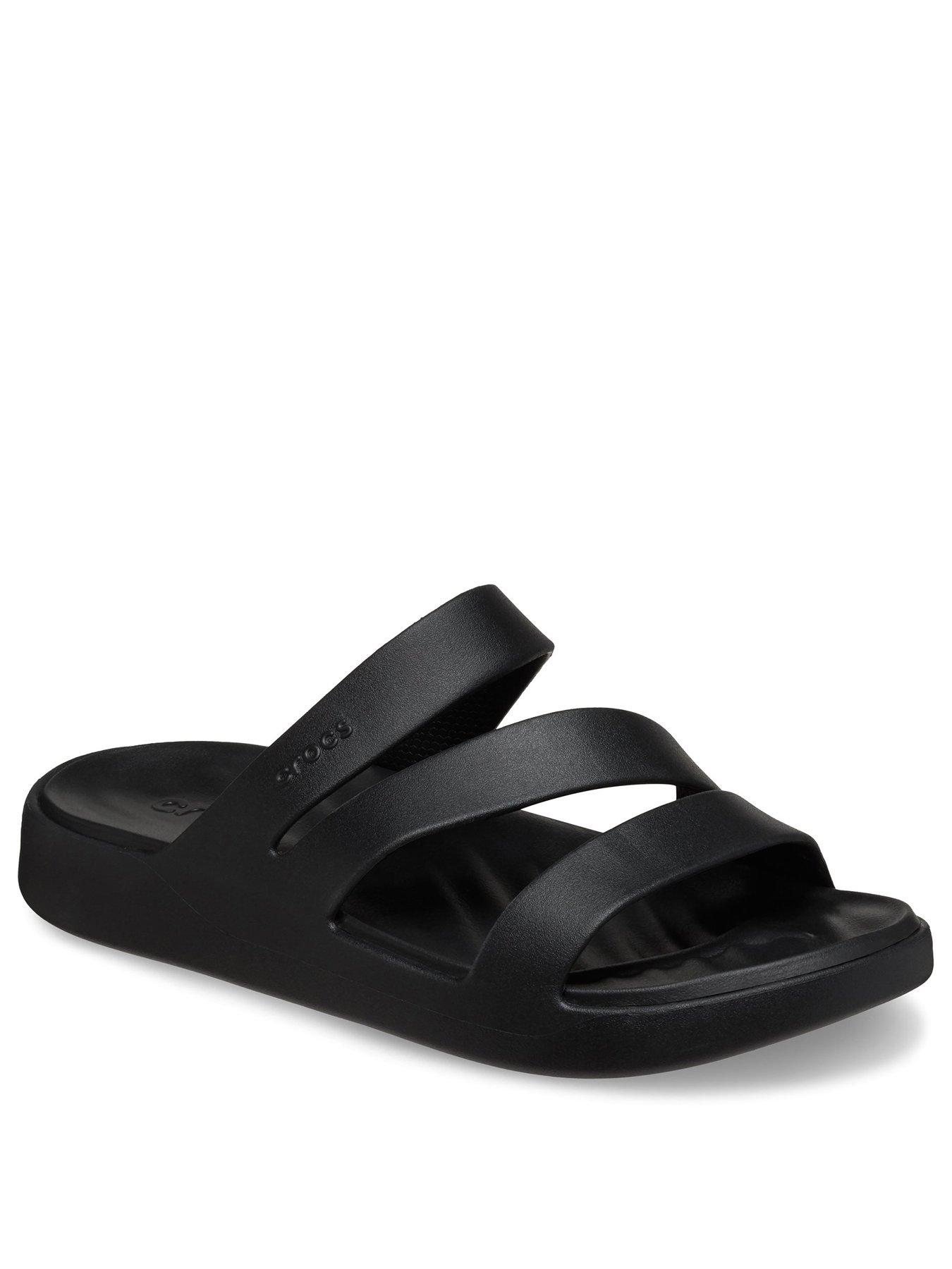 crocs-getaway-strappy-sandal-blackstillFront