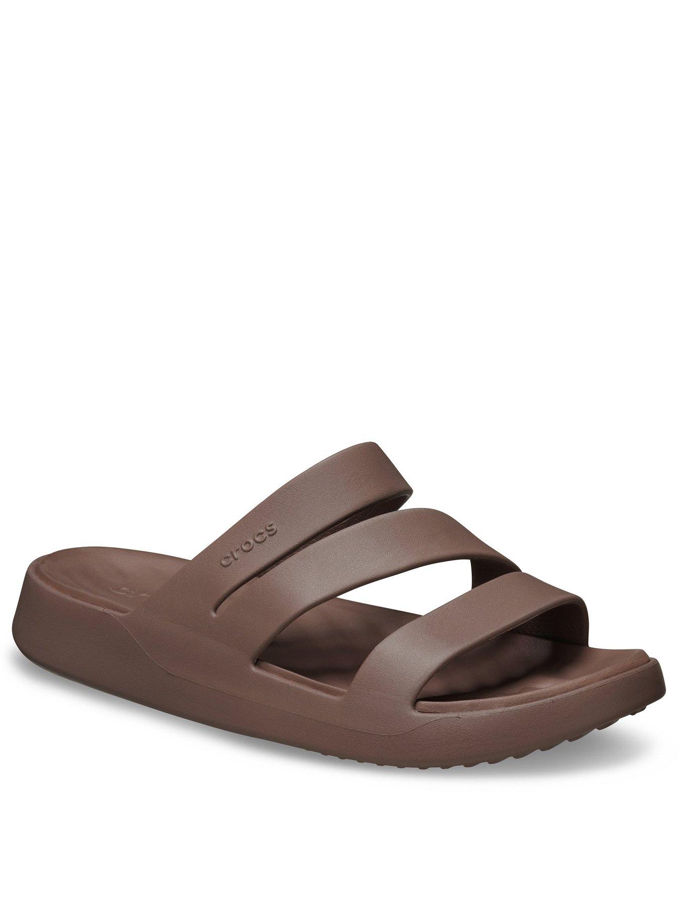 Image 2 of 6 of Crocs Getaway Strappy Sandal - Brown