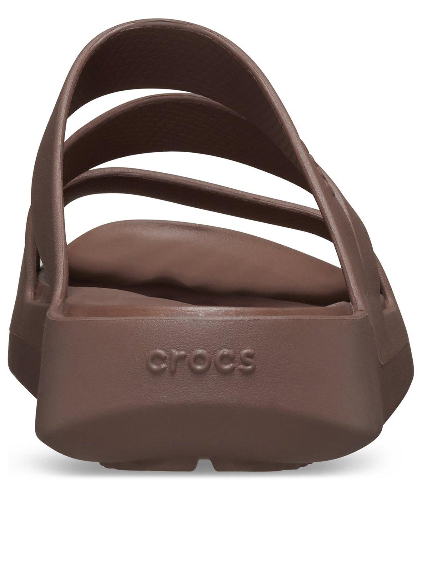Image 3 of 6 of Crocs Getaway Strappy Sandal - Brown