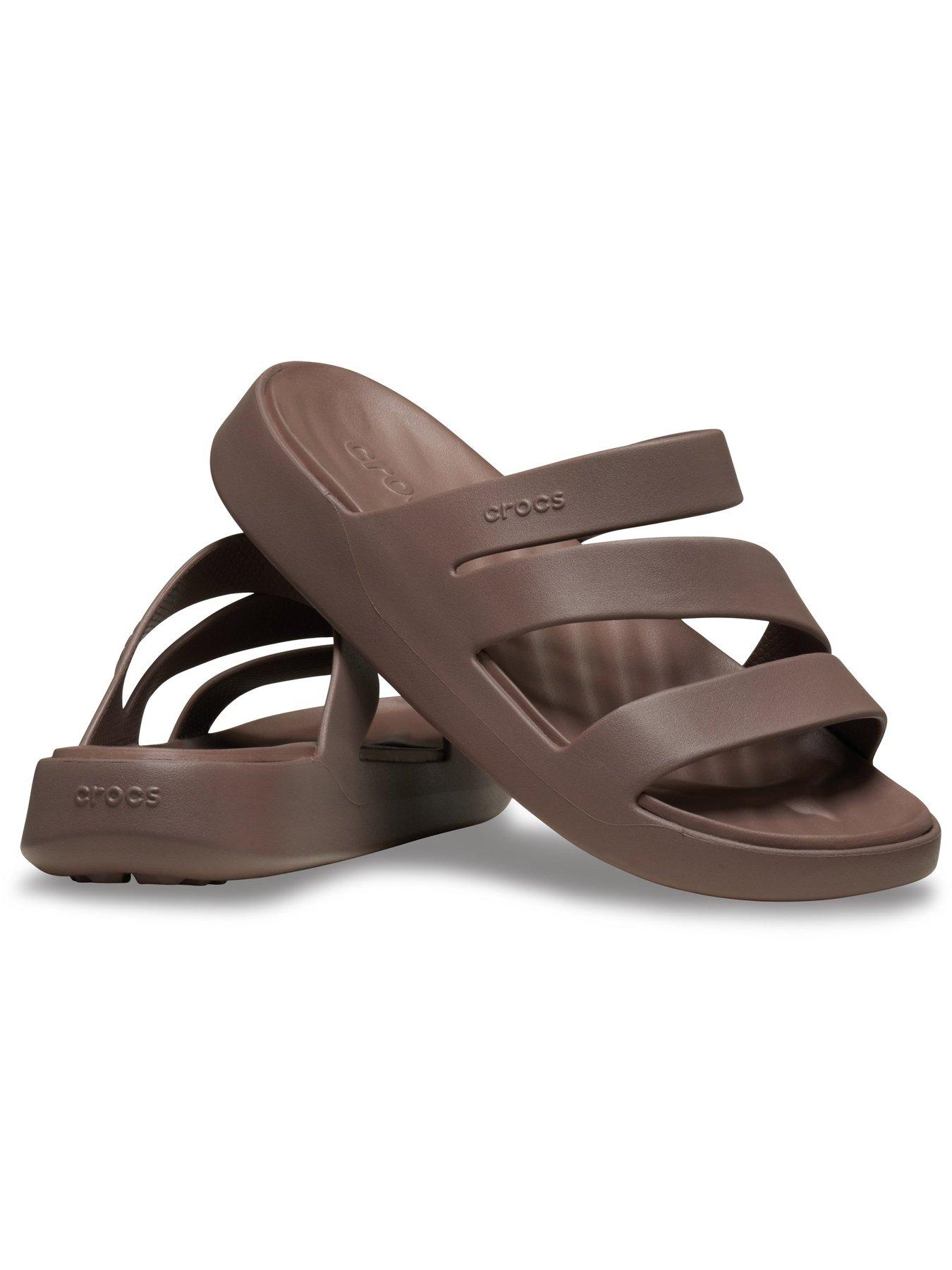 Image 6 of 6 of Crocs Getaway Strappy Sandal - Brown