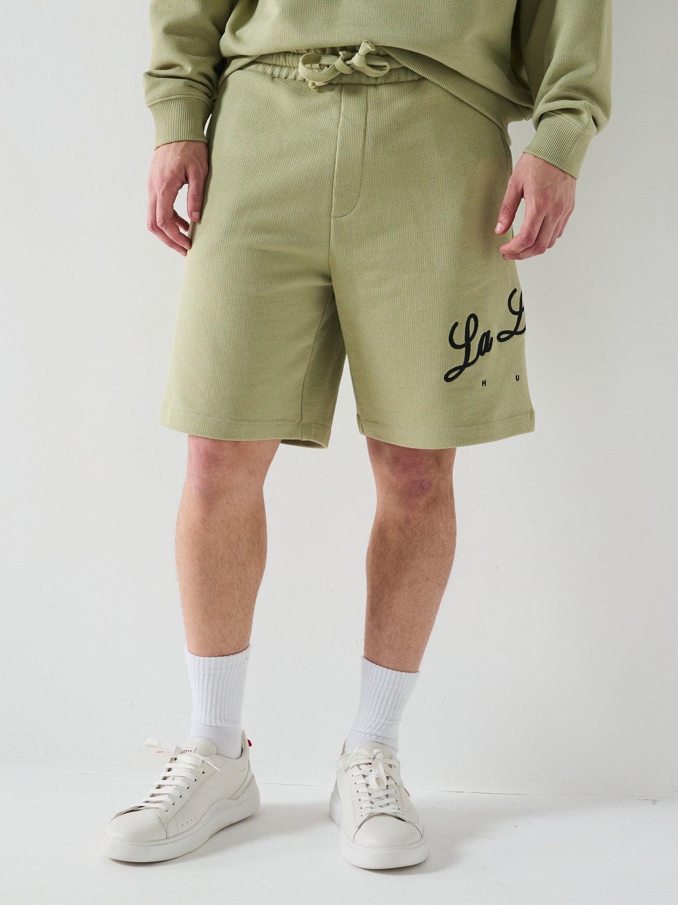 undefined Duold Relaxed Palm Tree Jersey Shorts - Green