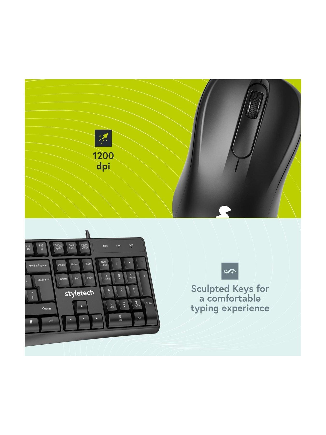 Image 7 of 7 of Styletech Styletech MK100 Wired Keyboard and Mouse Bundle