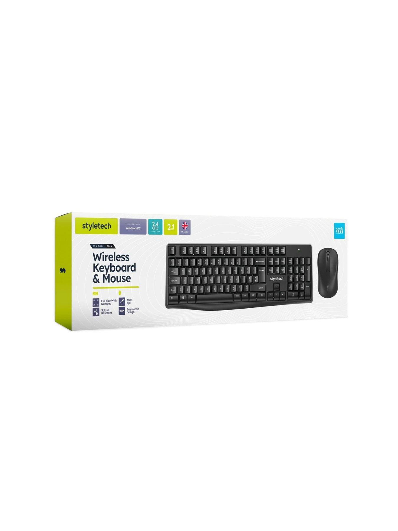 Image 2 of 7 of Styletech Styletech MK200 Wireless Keyboard and Mouse Bundle