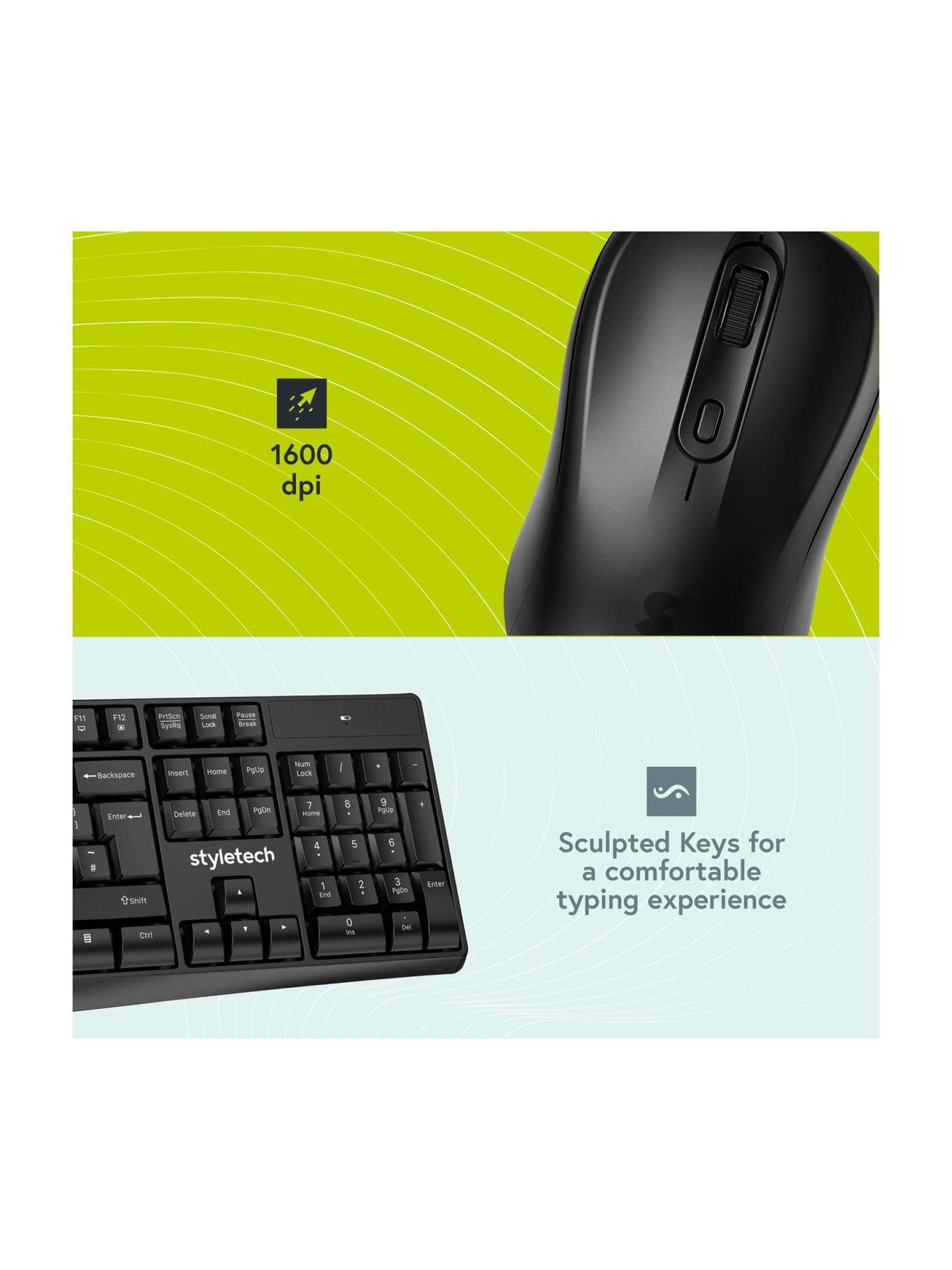 Image 7 of 7 of Styletech Styletech MK200 Wireless Keyboard and Mouse Bundle