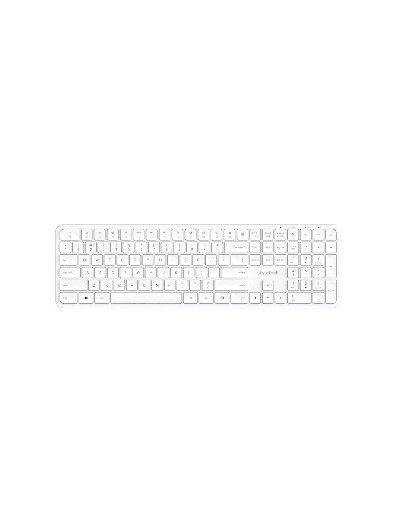 Image 5 of 7 of Styletech MK750 Wireless Mouse &amp; Keyboard - White