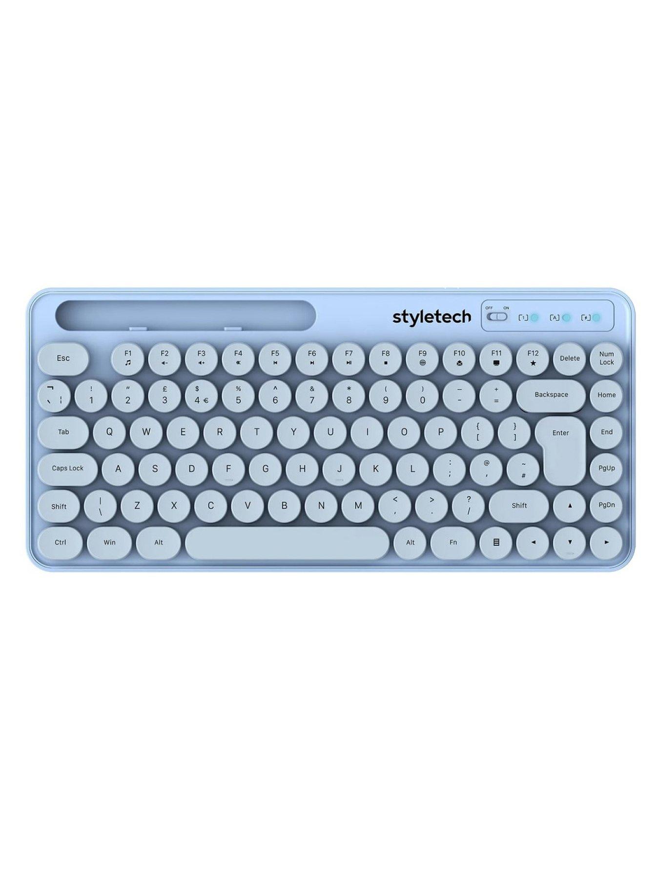 Image 5 of 7 of Styletech Styletech MK520 Wireless Pastel Keyboard and Mouse Bundle - Sky
