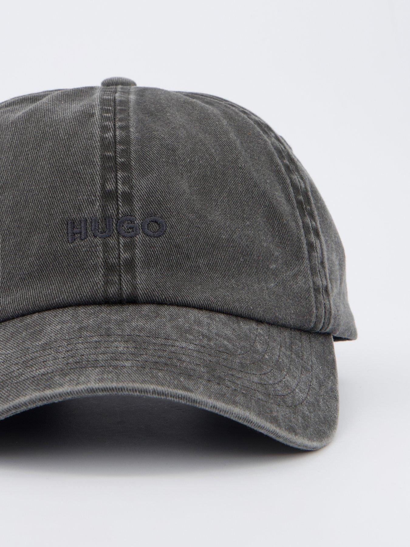 Image 3 of 4 of HUGO Mett Washed Small Logo Cap- Black