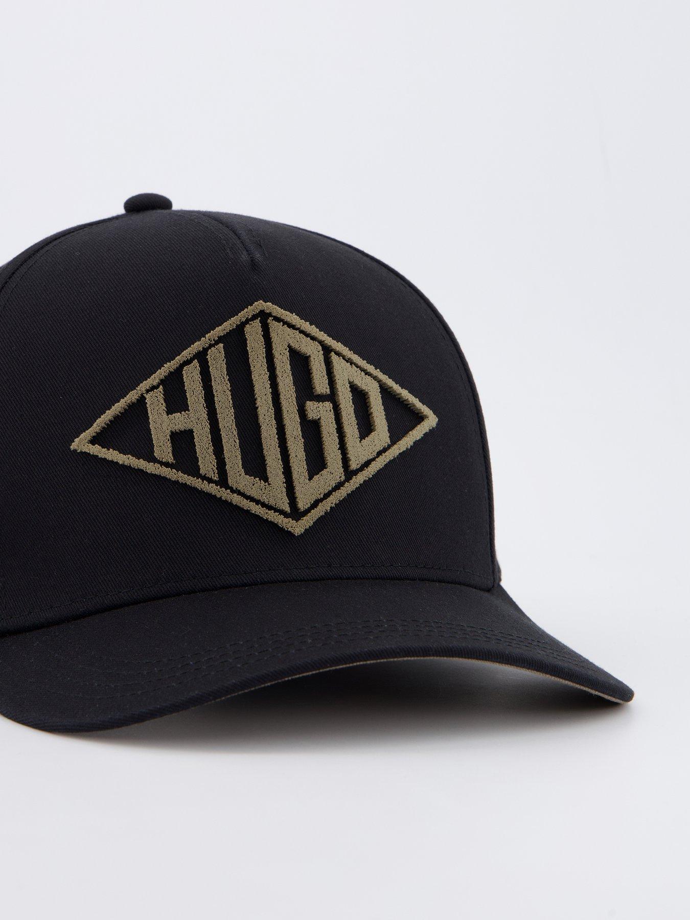 Image 3 of 4 of HUGO Marsel-Geo Logo Cap- Black