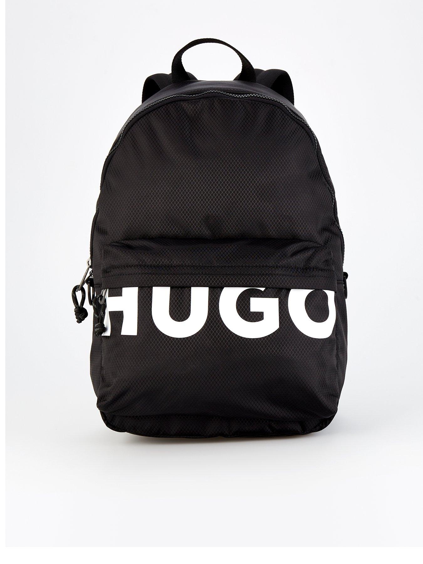 Image of HUGO Shaun Large Logo Backpack- Black