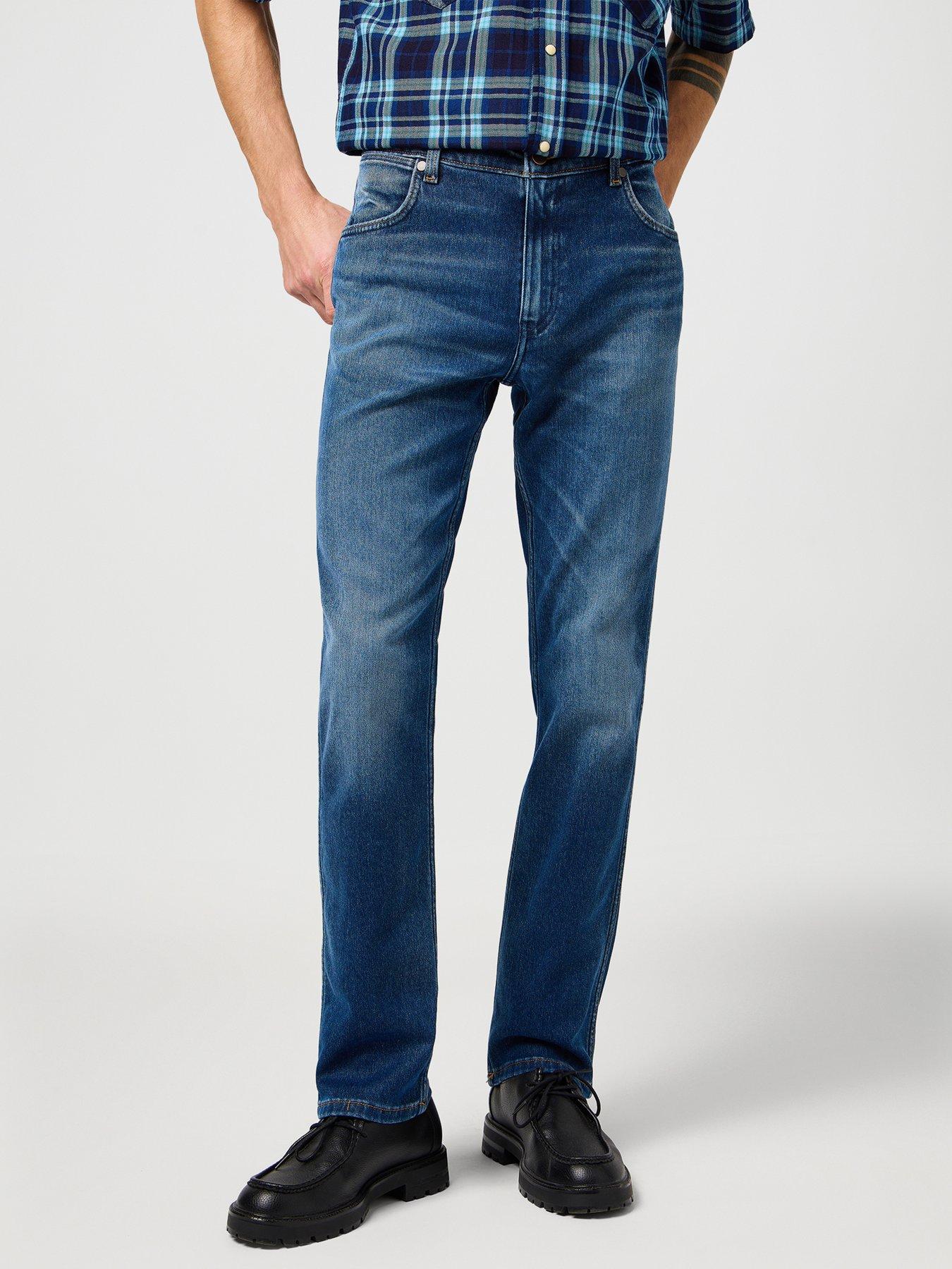 undefined Wrangler Greensboro Regular Straight Fit Jeans -blue