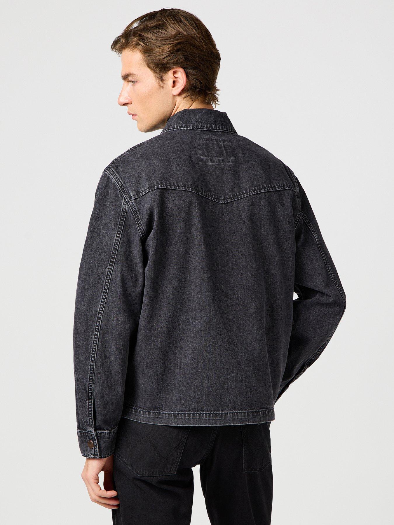 Image 2 of 6 of Wrangler Wrangler Rodep Denim Jacket -dark Grey