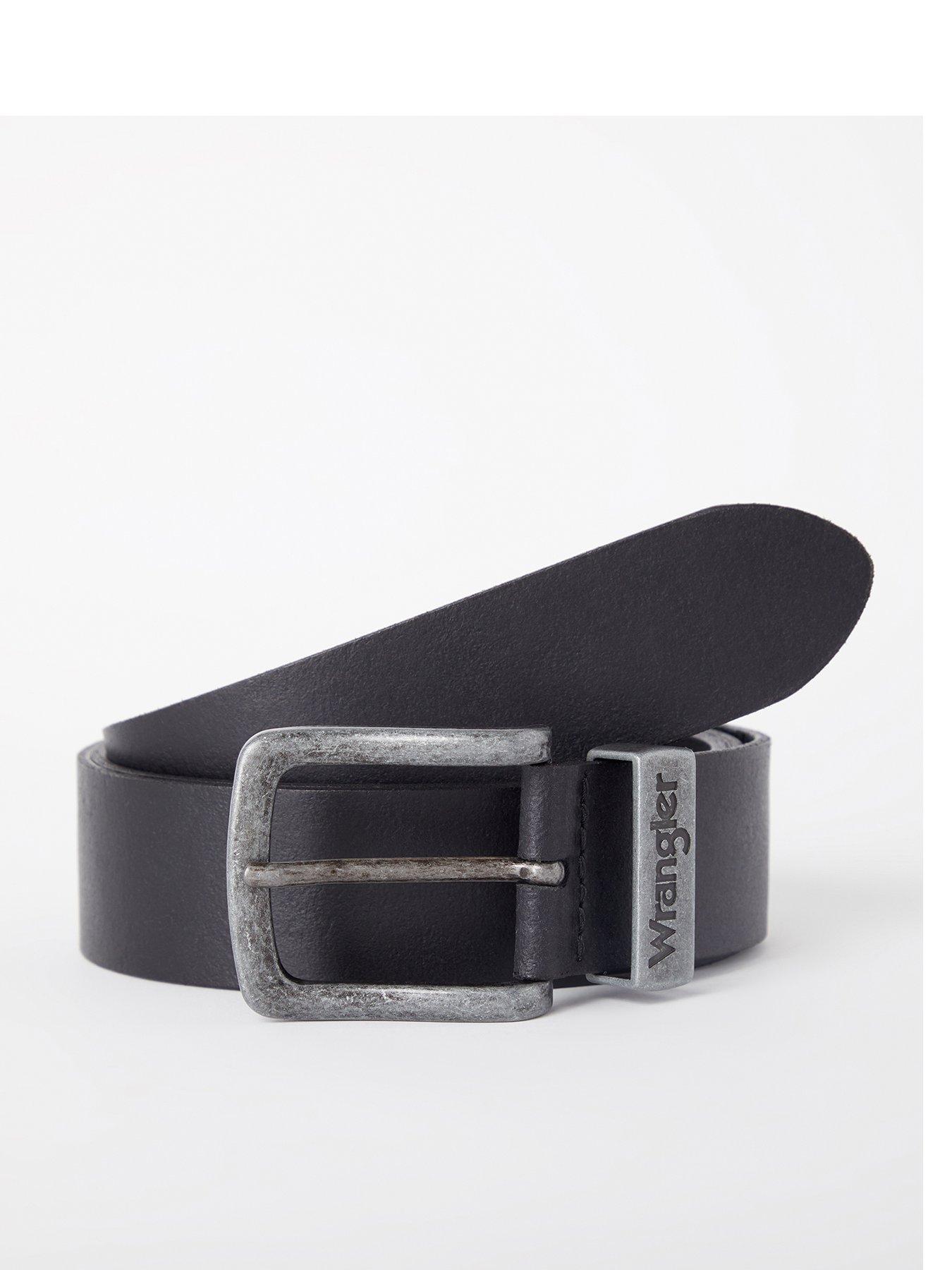 wrangler-wrangler-metal-loop-leather-belt--black