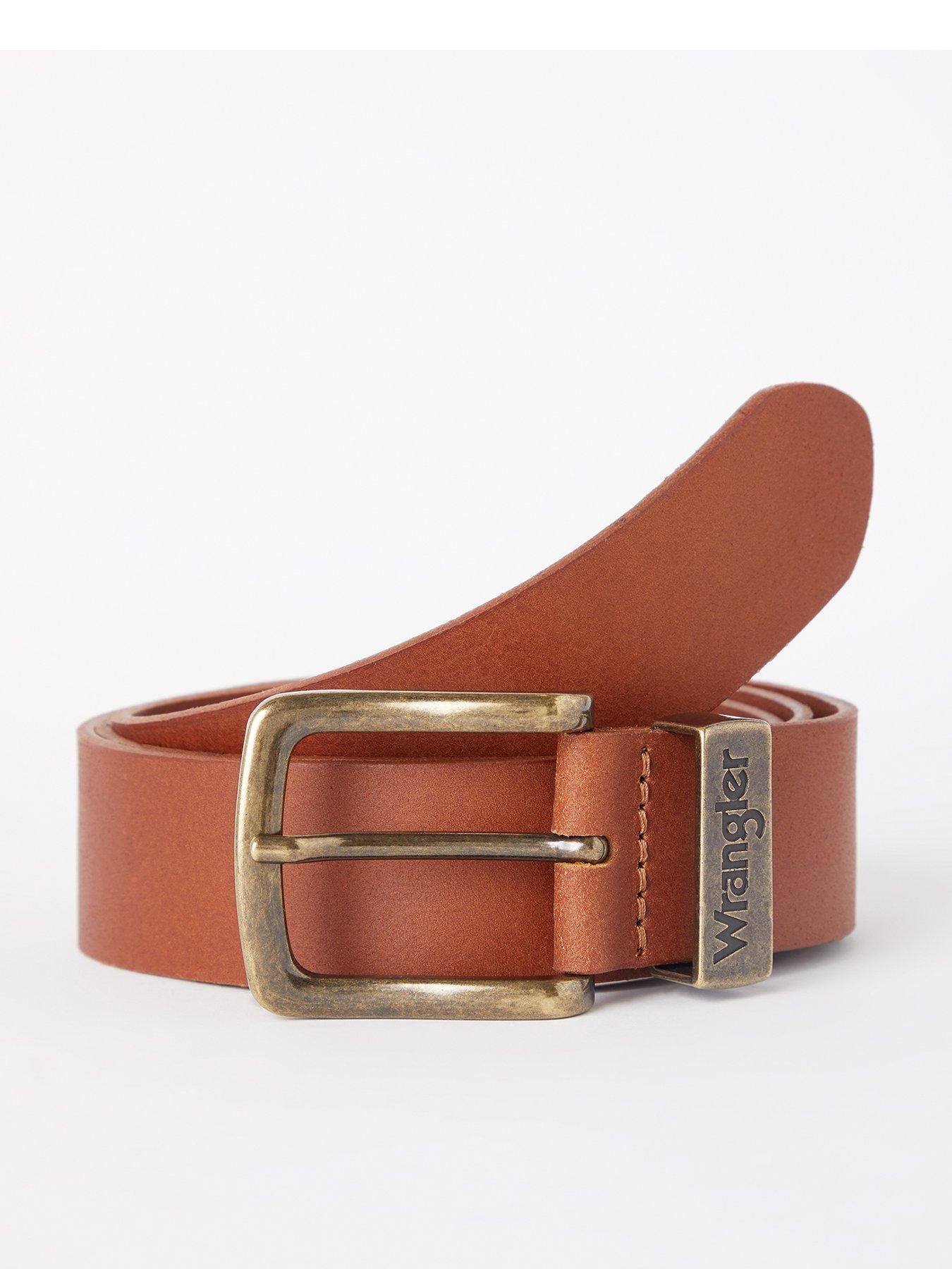 wrangler-wrangler-metal-loop-leather-belt--brown