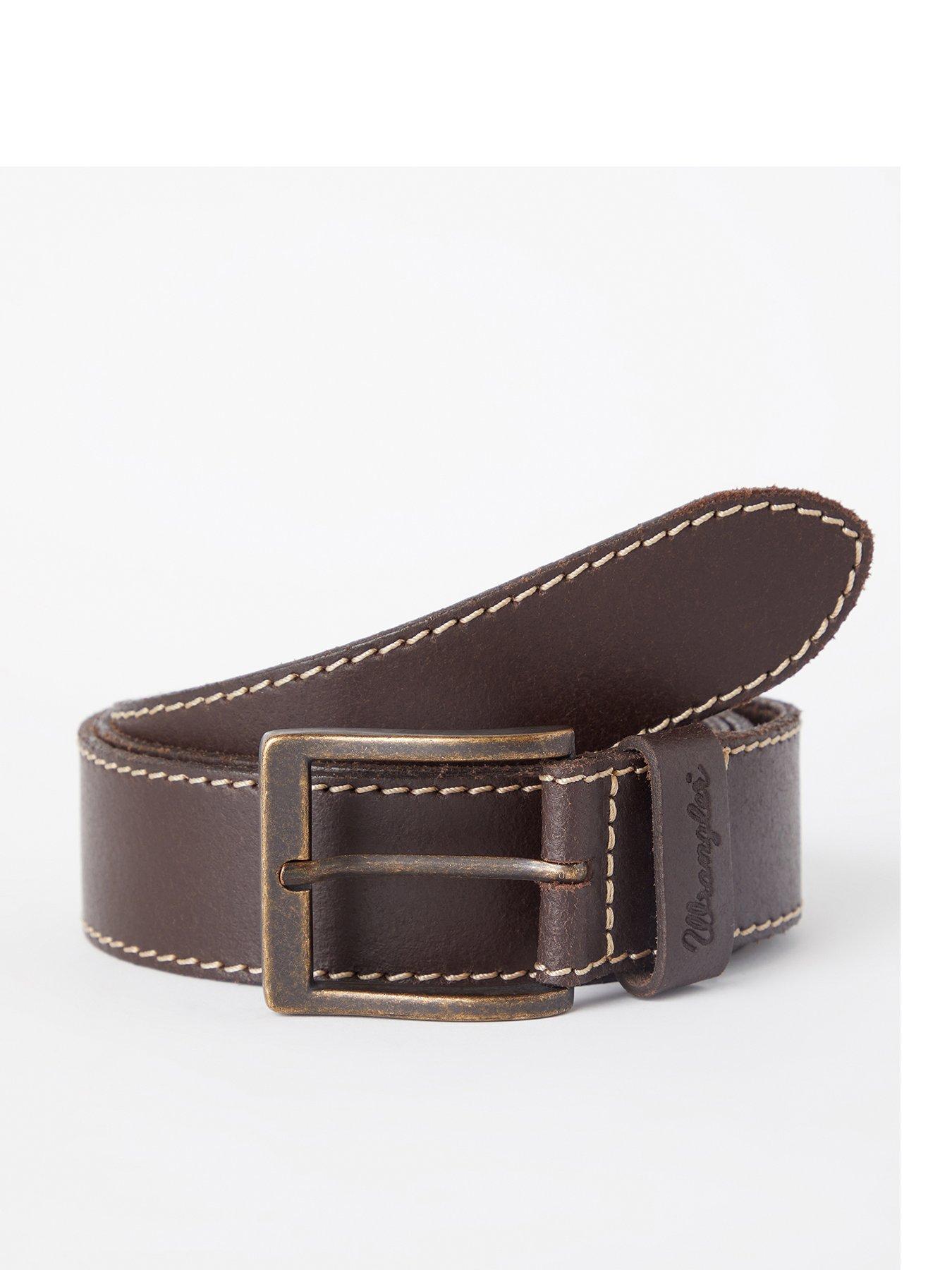 wrangler-wrangler-metal-loop-leather-belt--brownfront