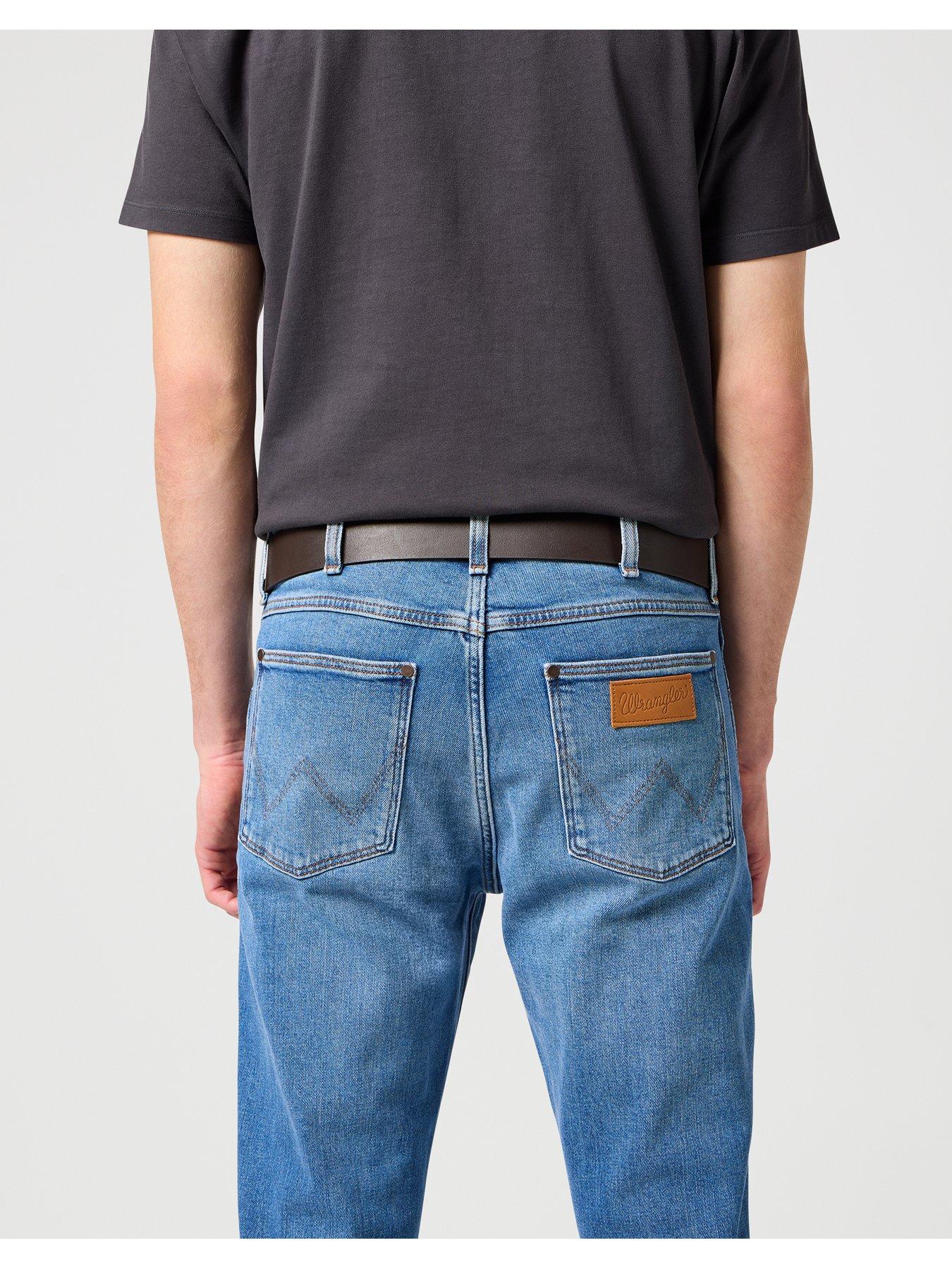 wrangler-wrangler-metal-loop-leather-belt--brownoutfit