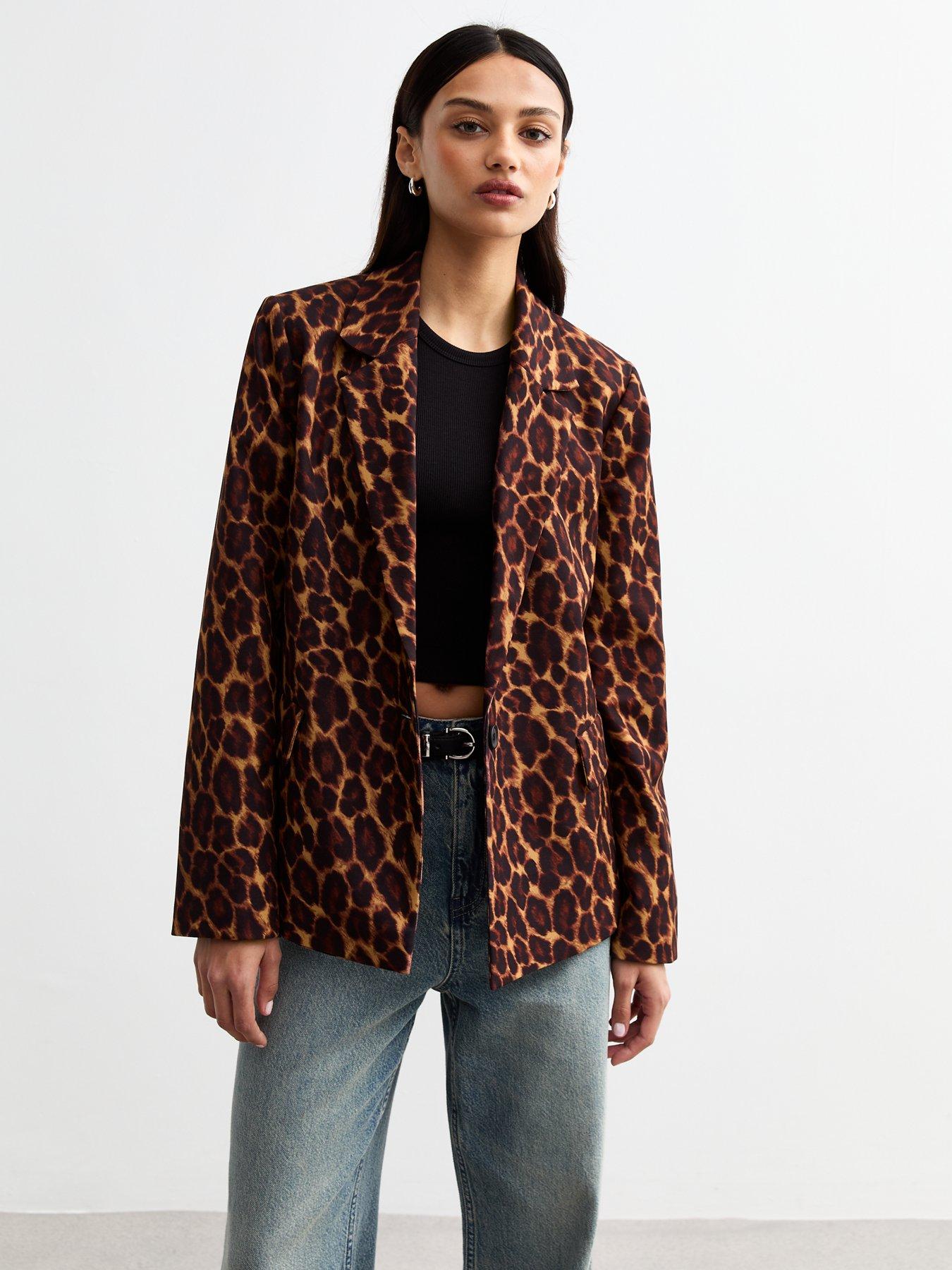 new-look-brown-leopard-print-blazer