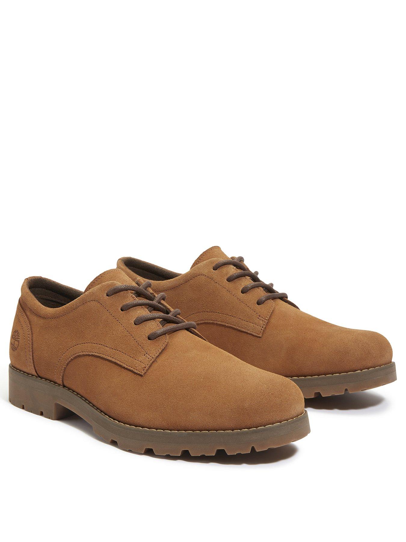 Image 2 of 5 of Timberland Britton Square Suede Lace Up Shoes - Brown