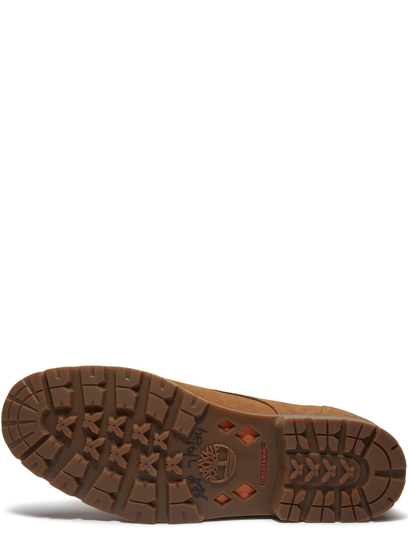 Image 4 of 5 of Timberland Britton Square Suede Lace Up Shoes - Brown