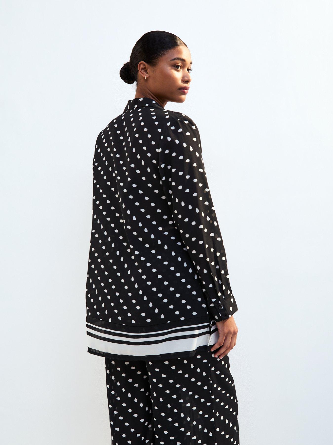 new-look-black-polka-dot-long-beach-shirtstillFront