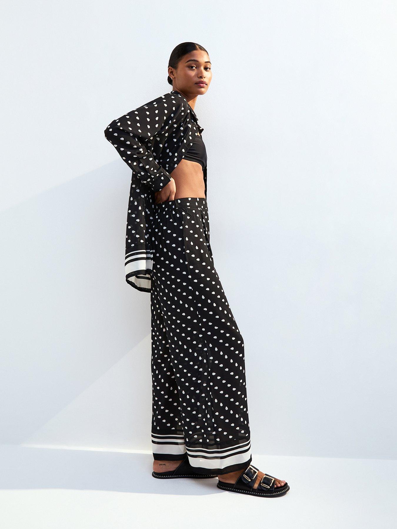 new-look-black-polka-dot-wide-leg-beach-trousersback