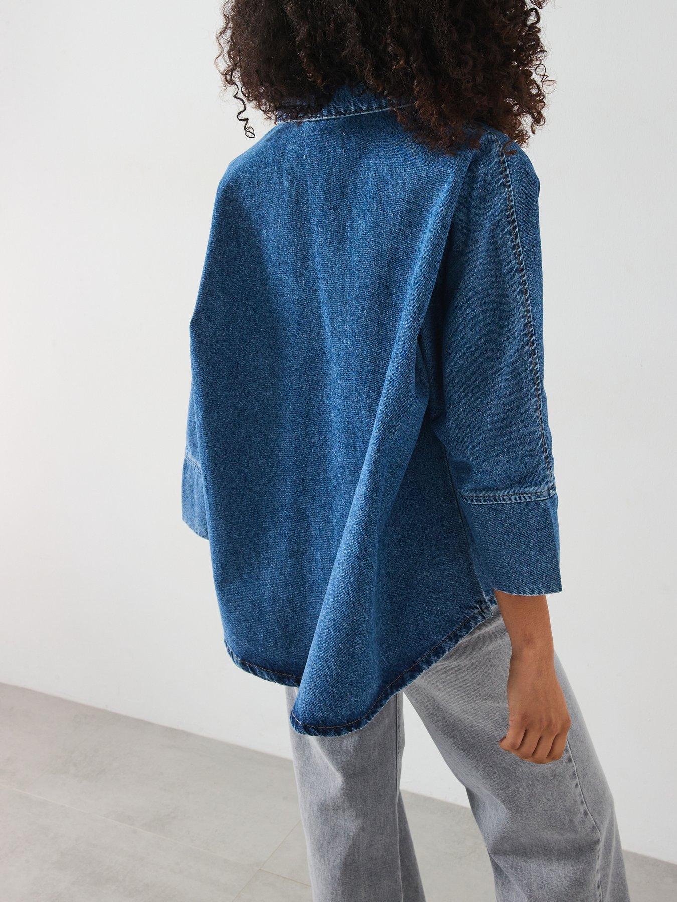 only-cuff-detail-34-sleeve-shirt-bluestillFront