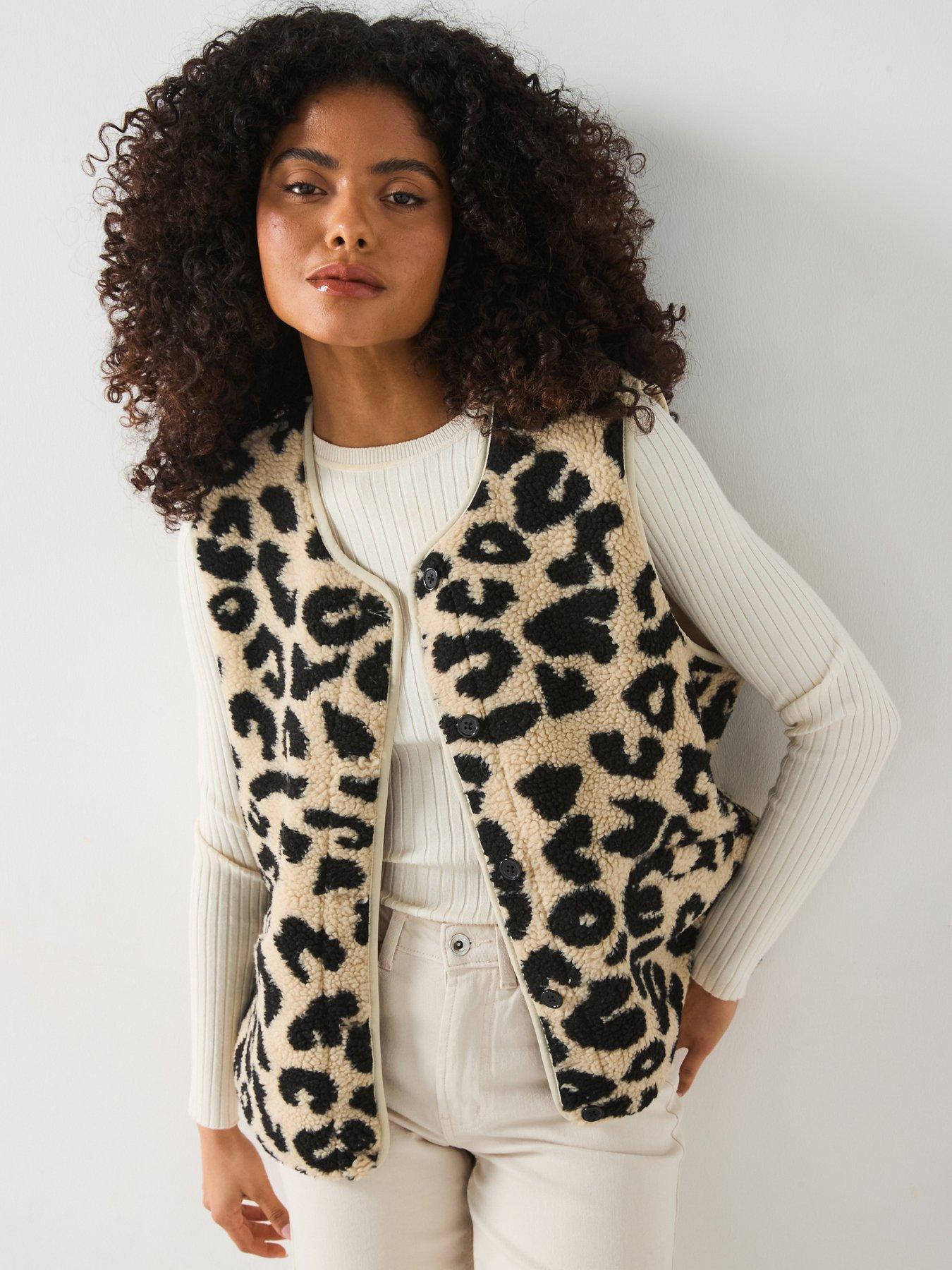 only-teddy-sleeveless-vest-and-cream-blackfront