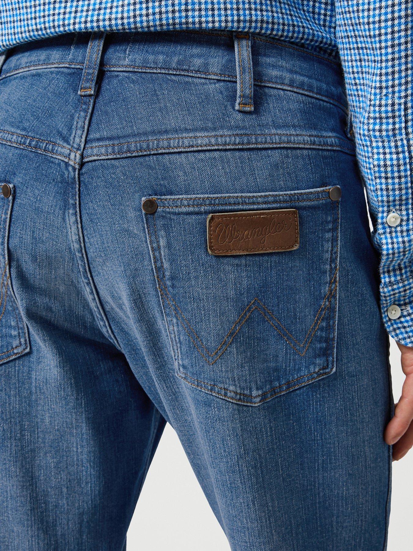 Image 4 of 5 of Wrangler Horizon Regular Bootfit Jeans - Blue