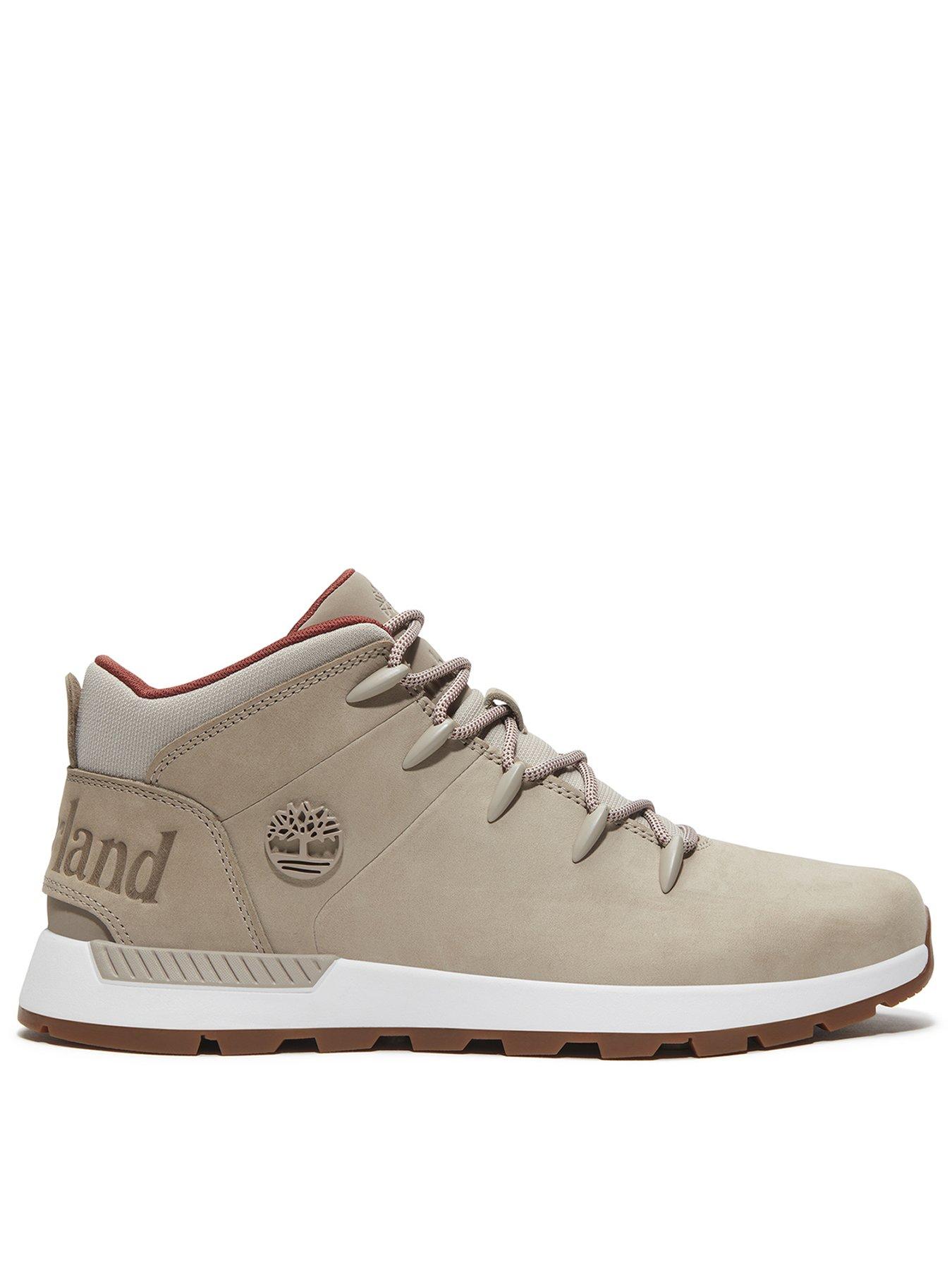 Image 1 of 6 of Timberland Sprint Trekker Lace Up Boots - Light Grey