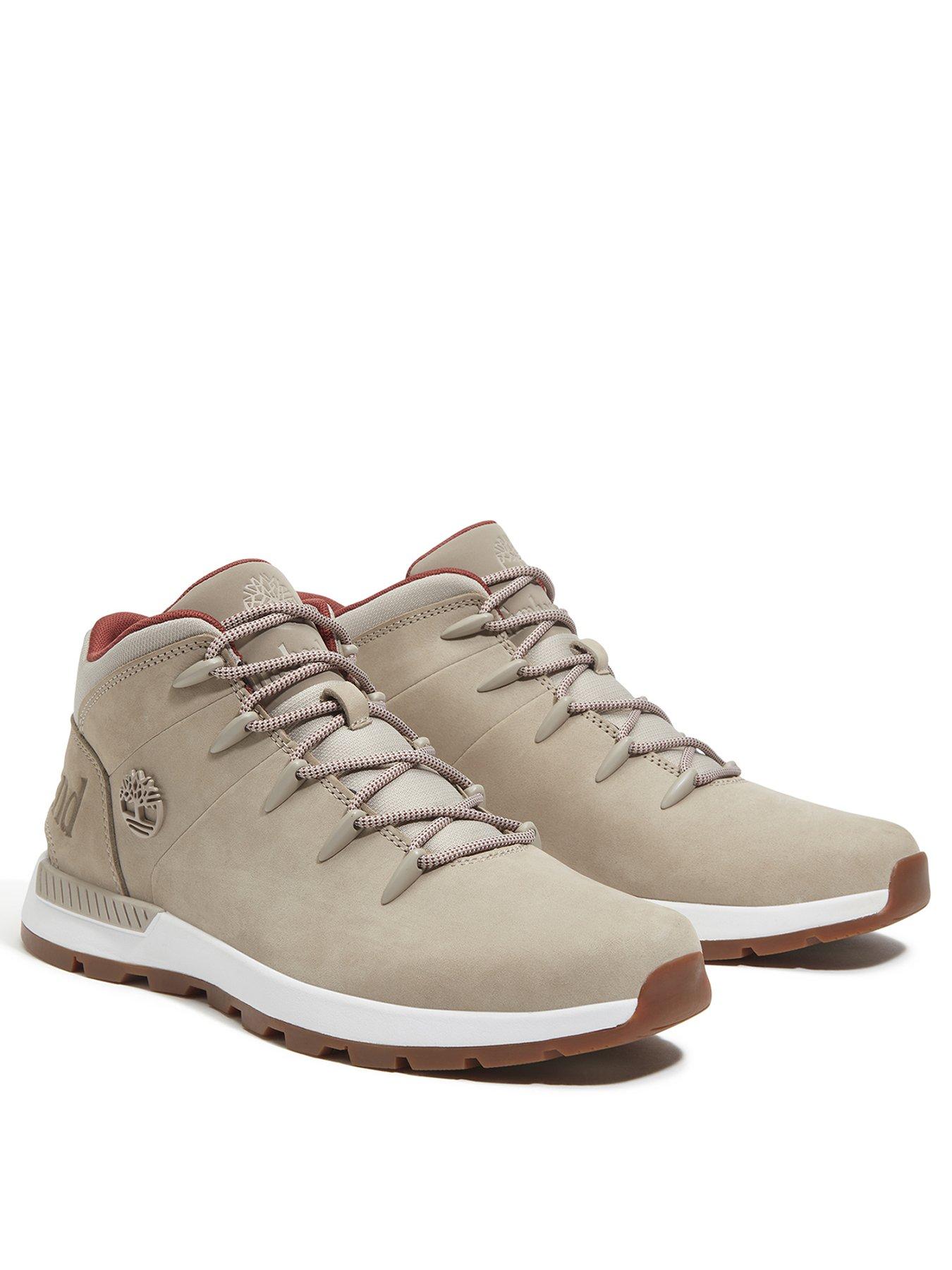 Image 2 of 6 of Timberland Sprint Trekker Lace Up Boots - Light Grey