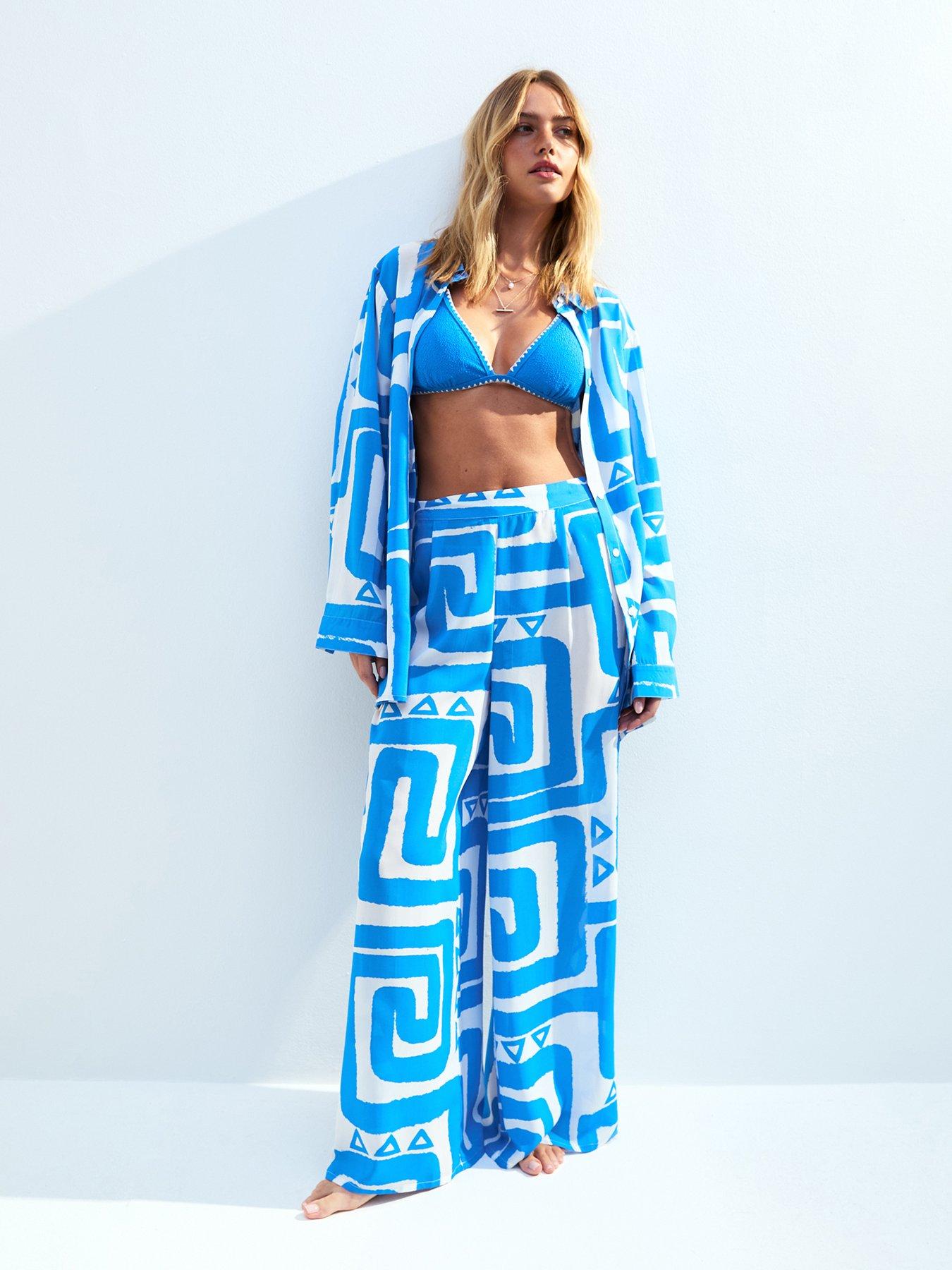 new-look-blue-swirl-patterned-wide-leg-beach-trousersfront