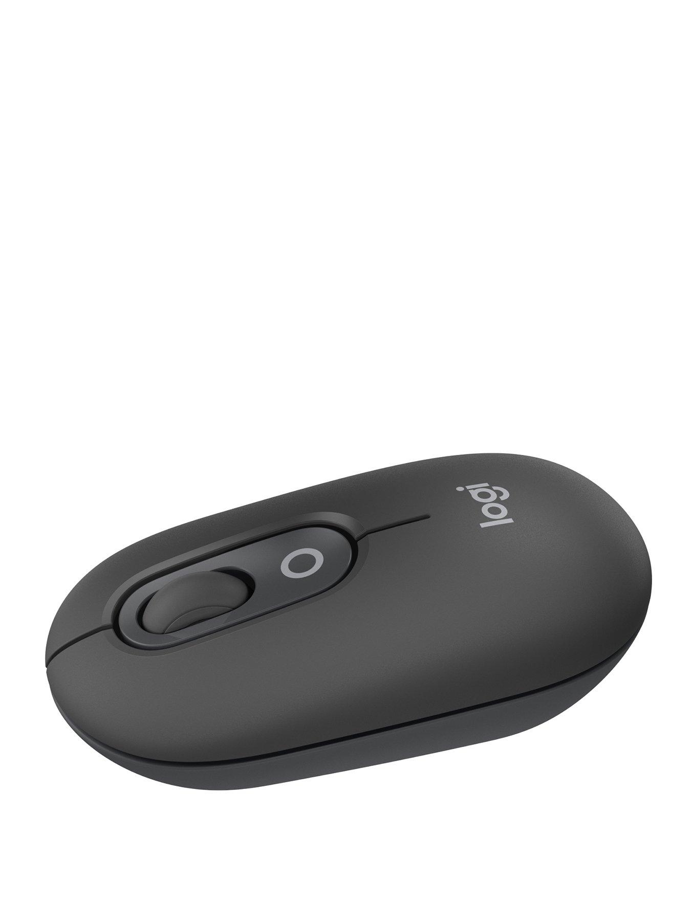 Image 1 of 7 of Logitech Logitech Pop Portable Wireless Bluetooth Mouse With Programmable Buttons And Quiet Clicks - Graphite