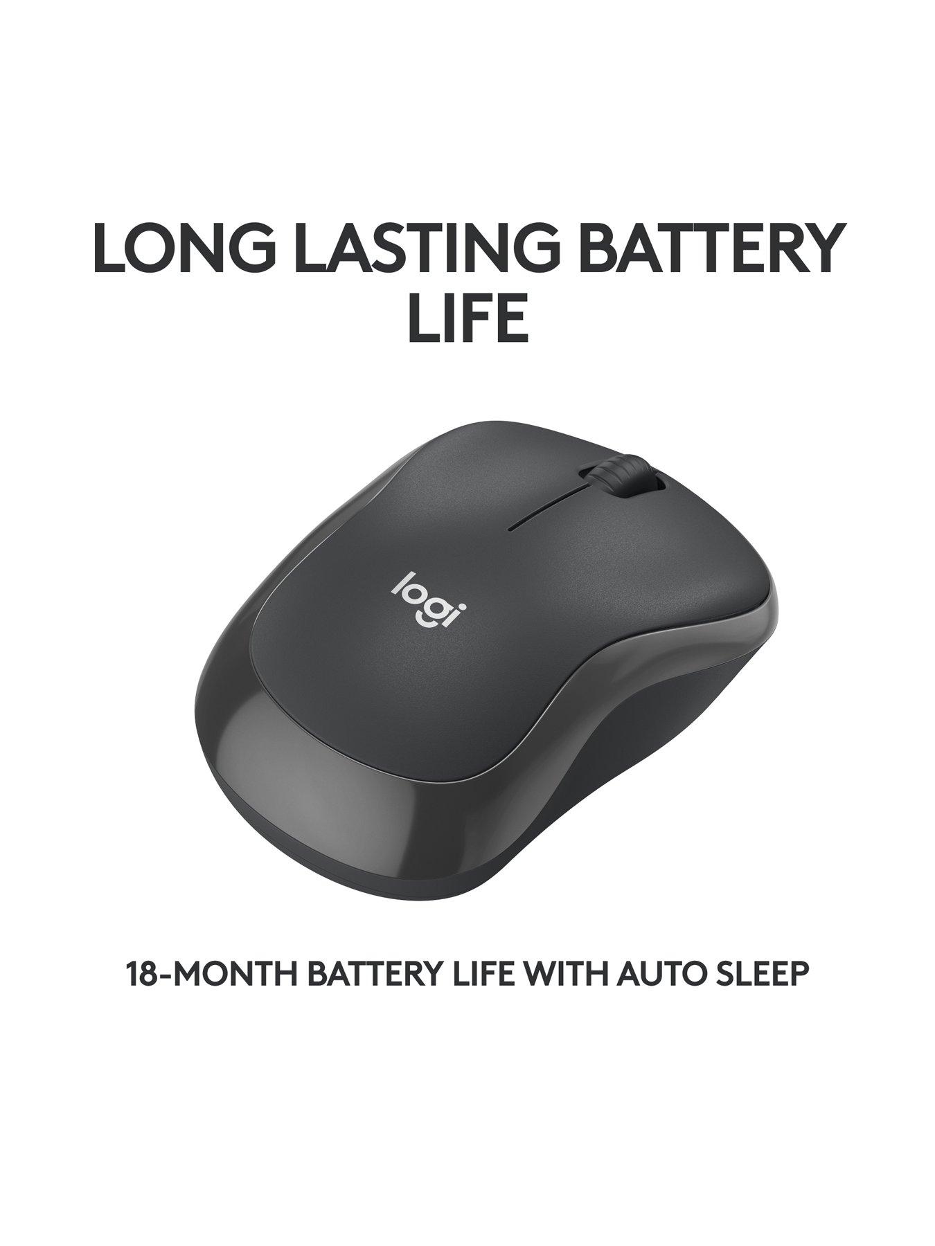 Image 3 of 7 of Logitech Logitech M240 Silent Bluetooth Mouse, Wireless, Compact, Portable, Smooth Tracking, Compatible With Pc, Mac, Laptop, Tablets Graphite