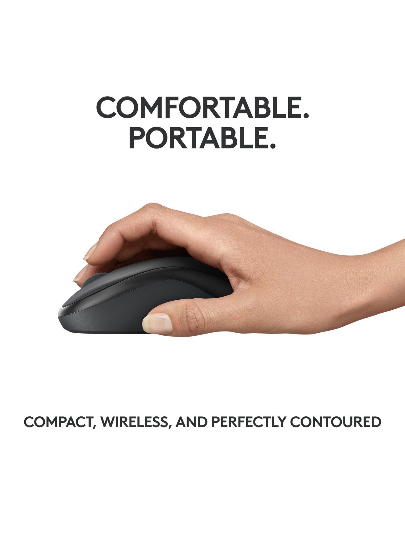 Image 4 of 7 of Logitech Logitech M240 Silent Bluetooth Mouse, Wireless, Compact, Portable, Smooth Tracking, Compatible With Pc, Mac, Laptop, Tablets Graphite