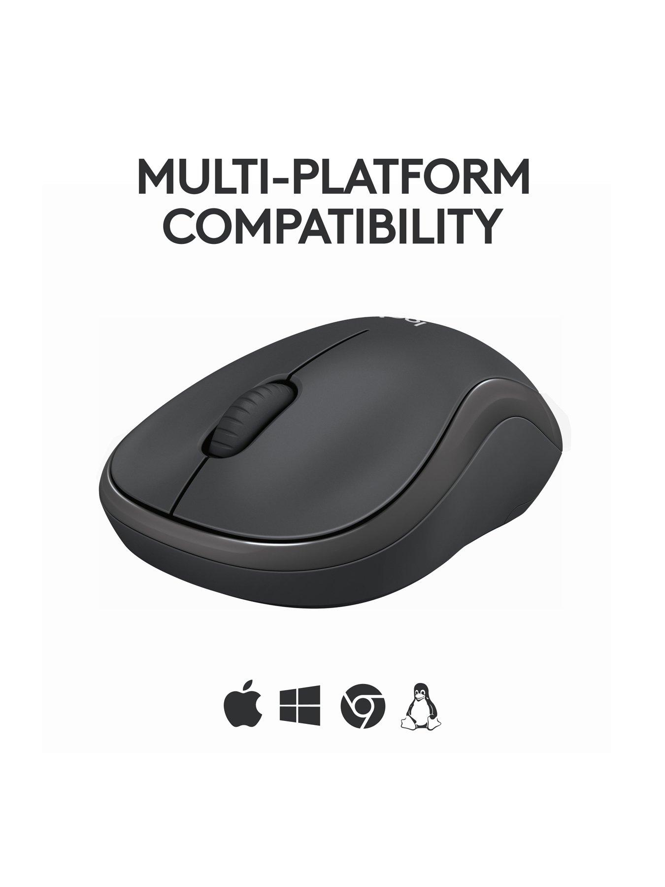Image 5 of 7 of Logitech Logitech M240 Silent Bluetooth Mouse, Wireless, Compact, Portable, Smooth Tracking, Compatible With Pc, Mac, Laptop, Tablets Graphite