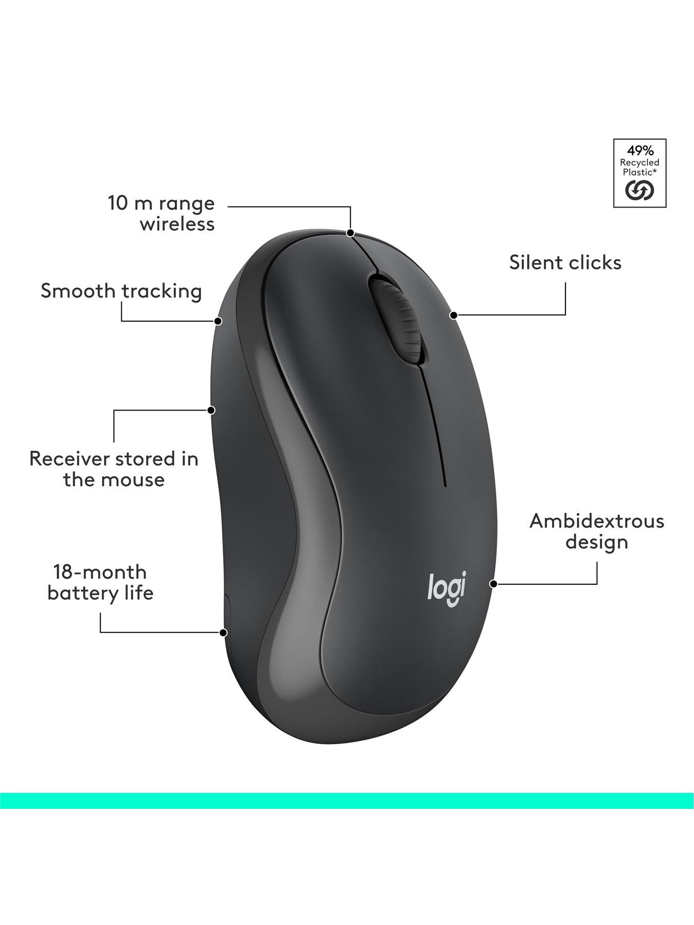 Image 7 of 7 of Logitech Logitech Mk295 Silent Wireless Combo - Graphite