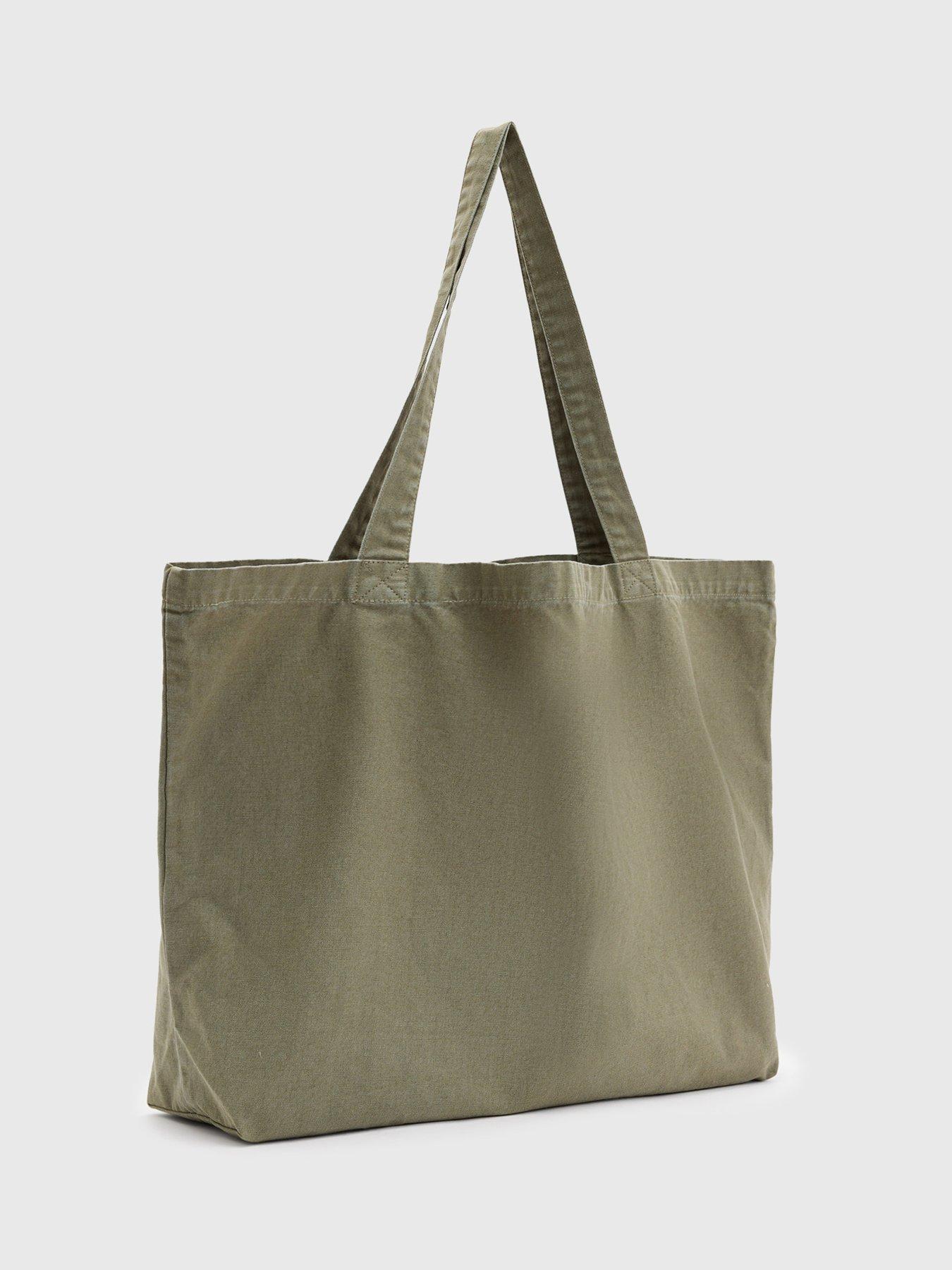 Image 2 of 5 of AllSaints Underground Logo Printed Tote Bag