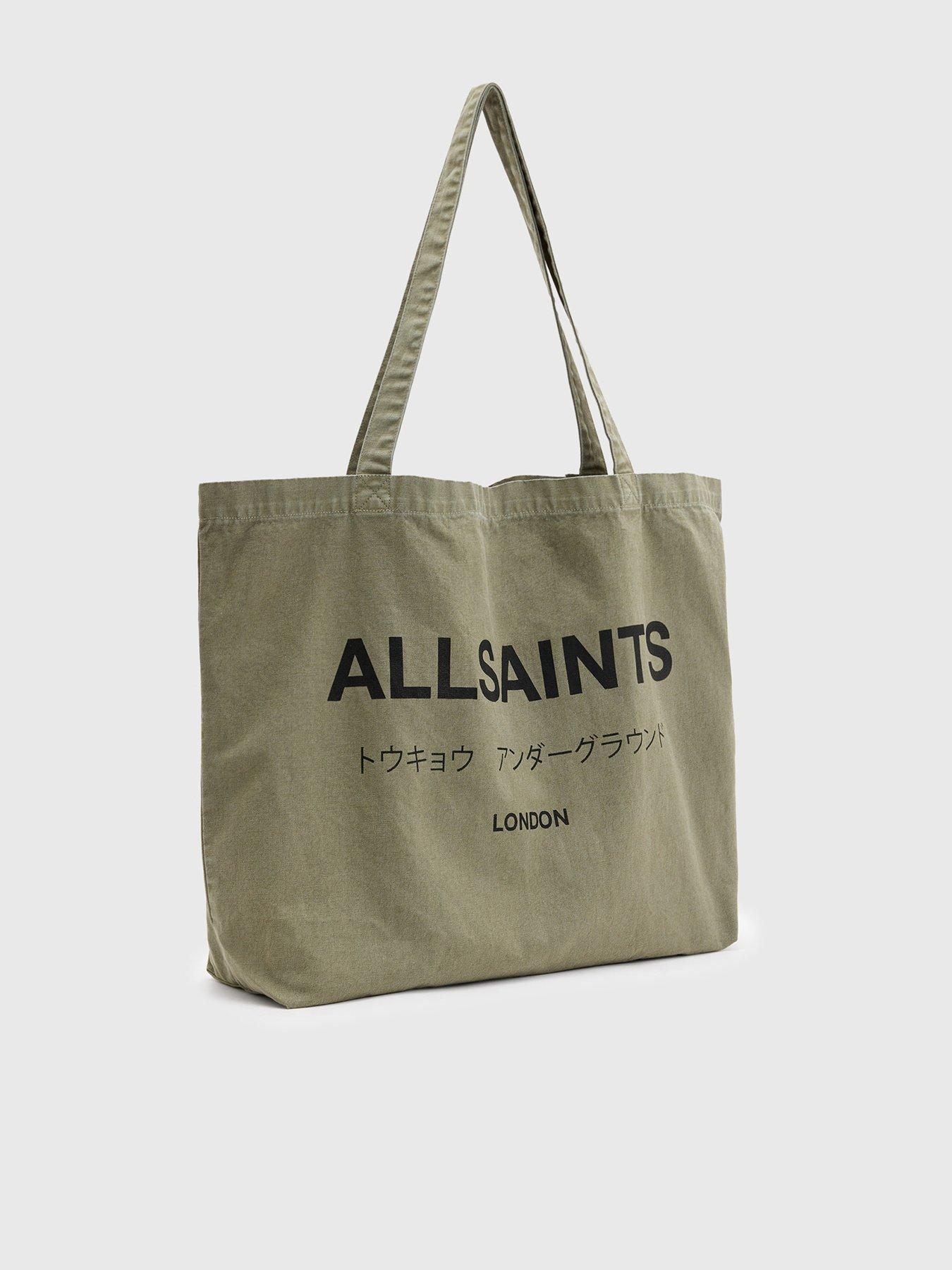 Image 3 of 5 of AllSaints Underground Logo Printed Tote Bag